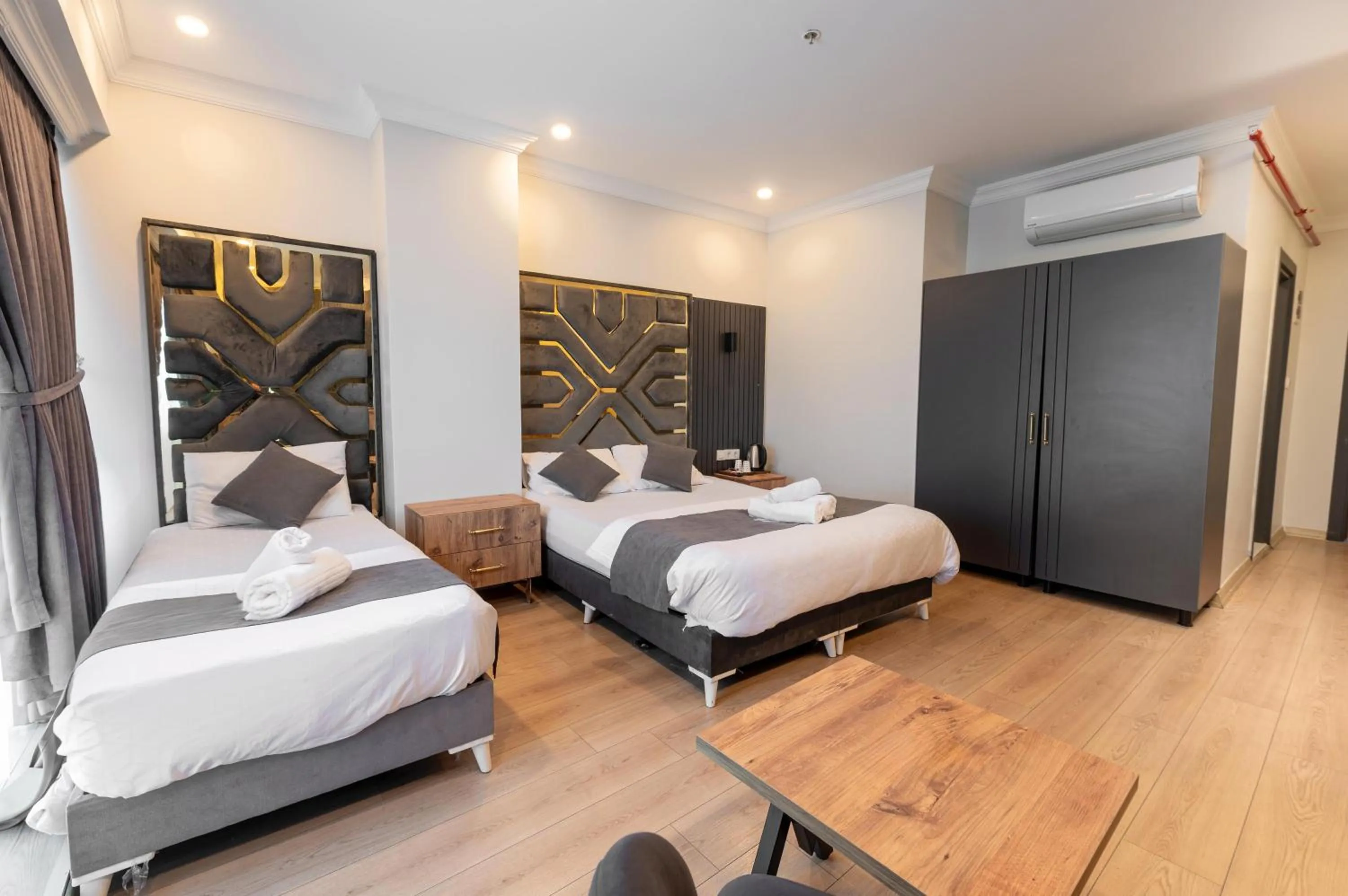 Bed in Highway 34 Hotel