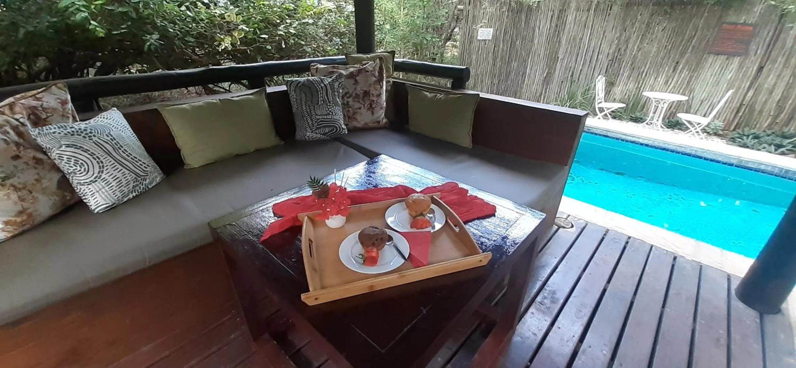 Swimming pool in Hoedspruit Raptors Lodge N16