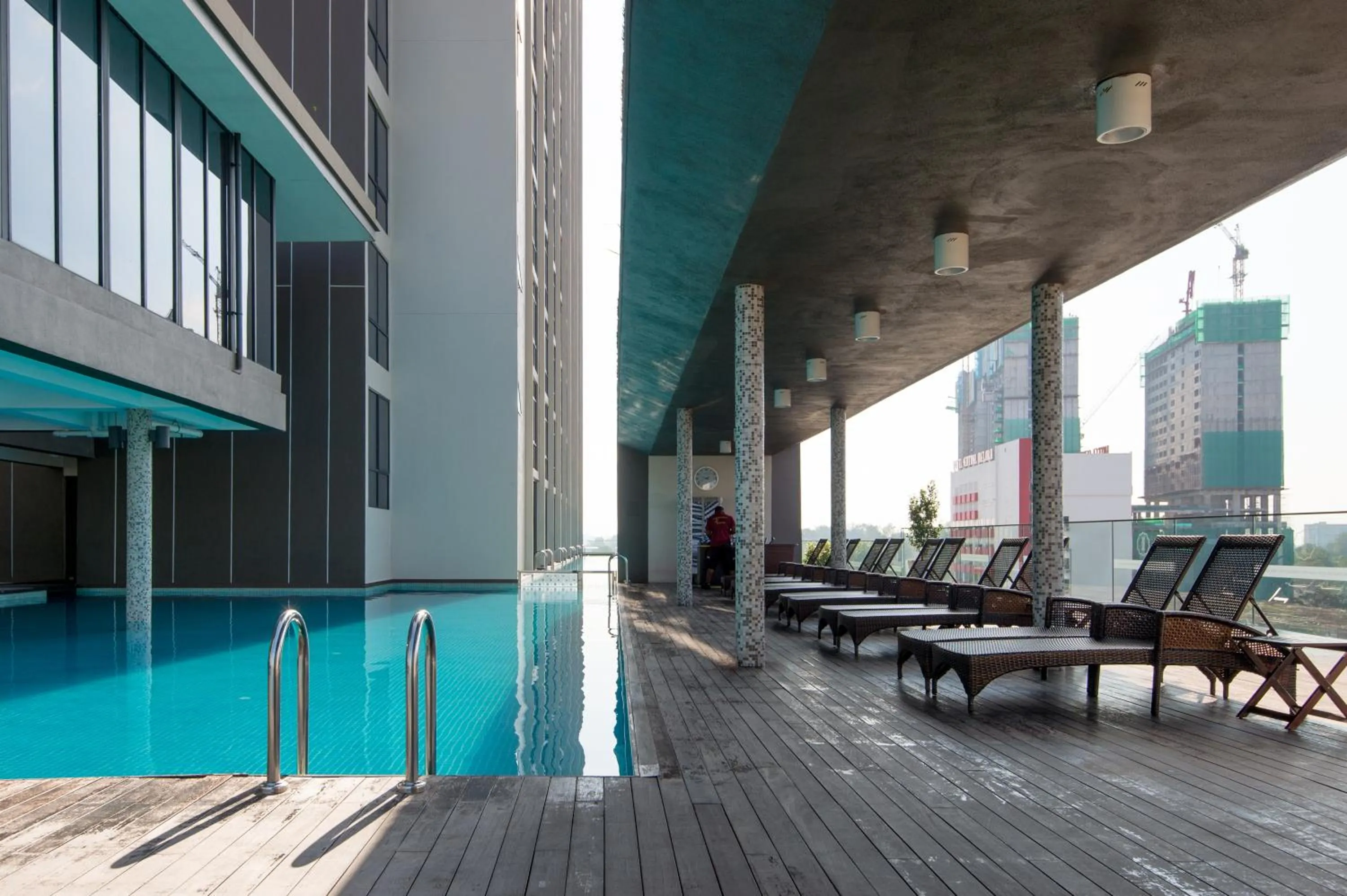 Swimming pool in The Pines Melaka