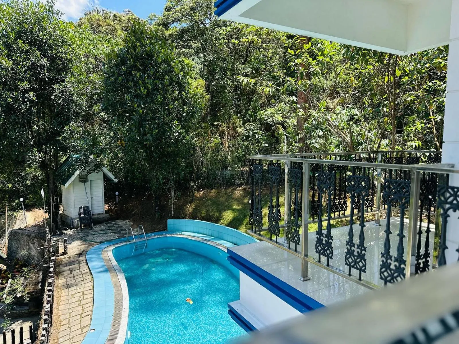 Swimming pool in The Heights Munnar