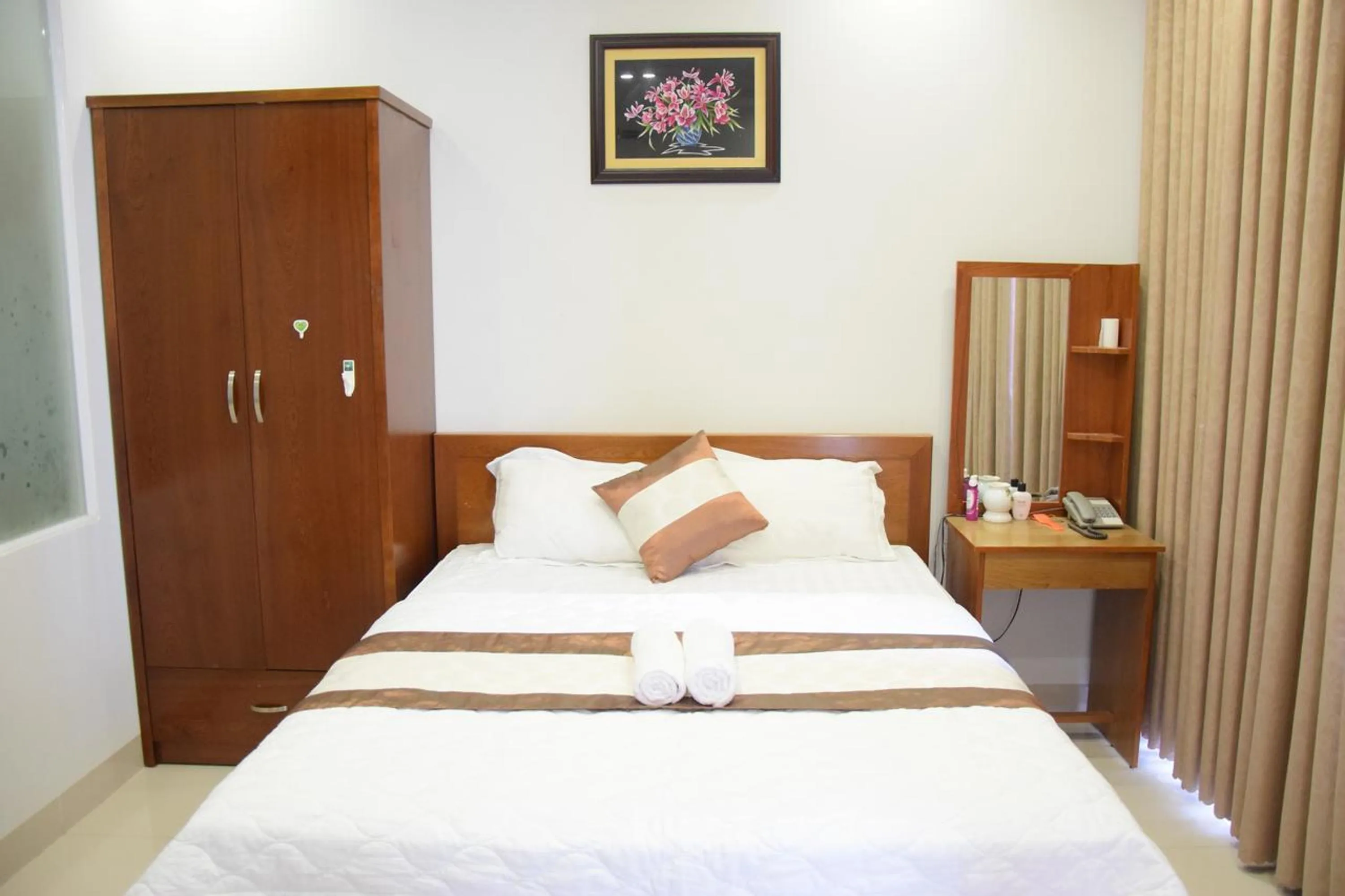 Bed in Thanh Xuan Hotel