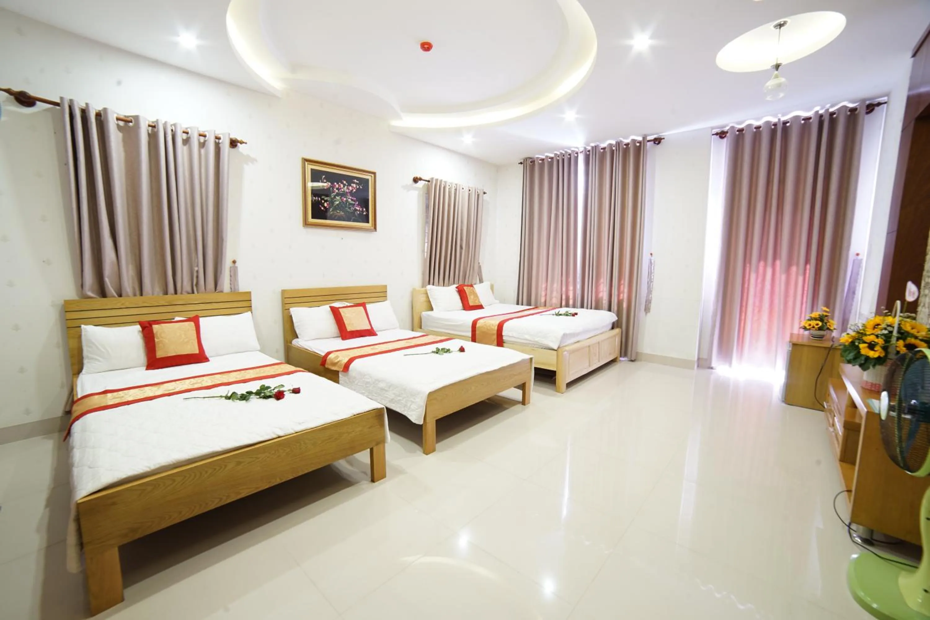 Bed in Thanh Xuan Hotel