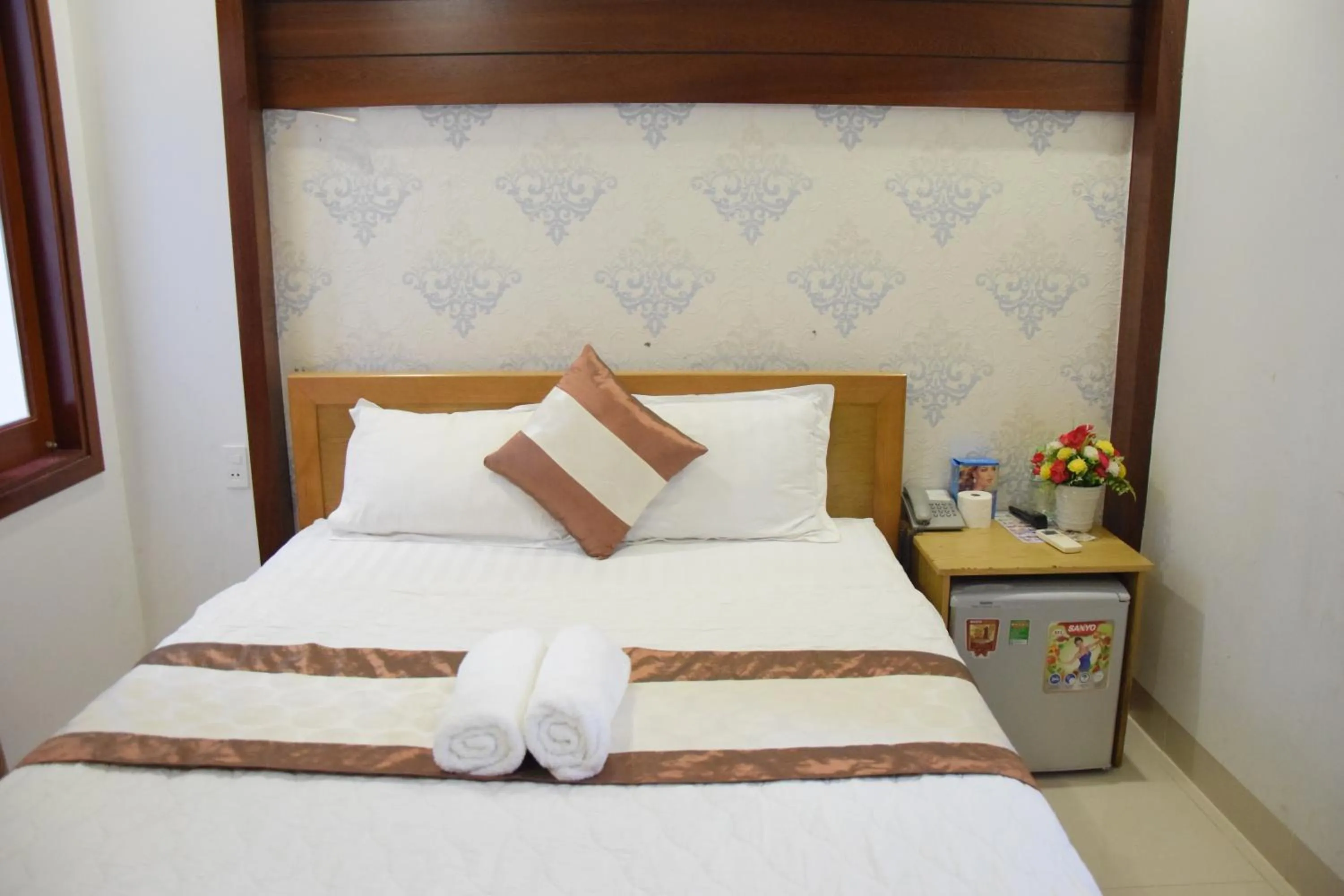 Bed in Thanh Xuan Hotel