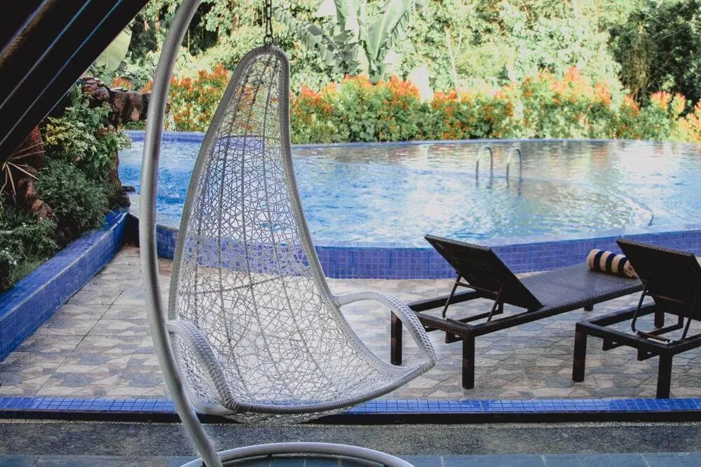 Pool view in Sri Abi Ratu Villa