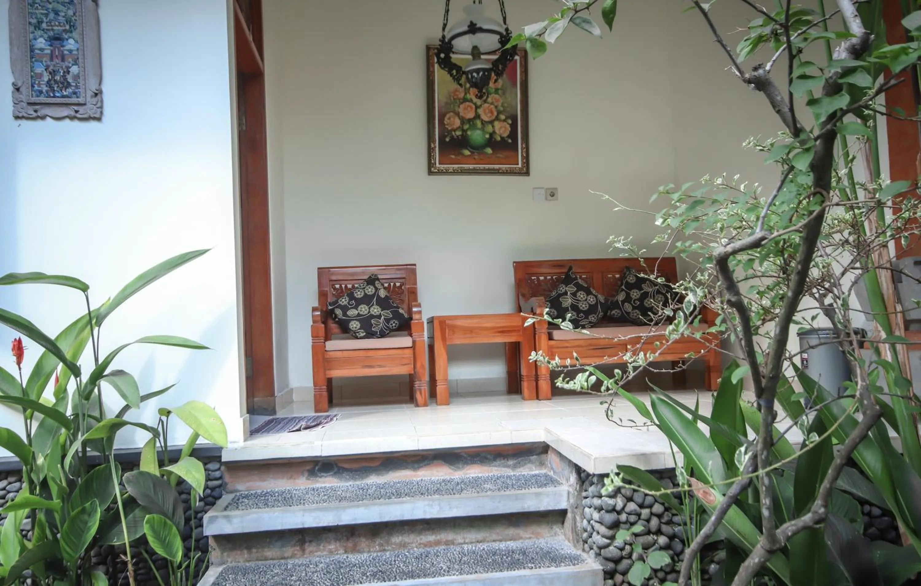 Patio in Satya House Ubud
