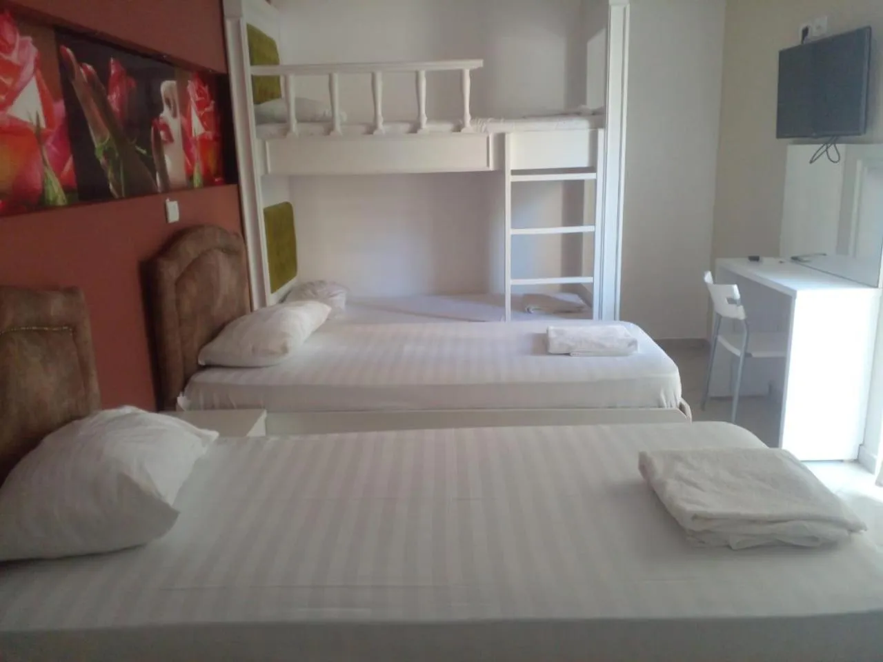 Bed in Ideal ApartHotel Saranda