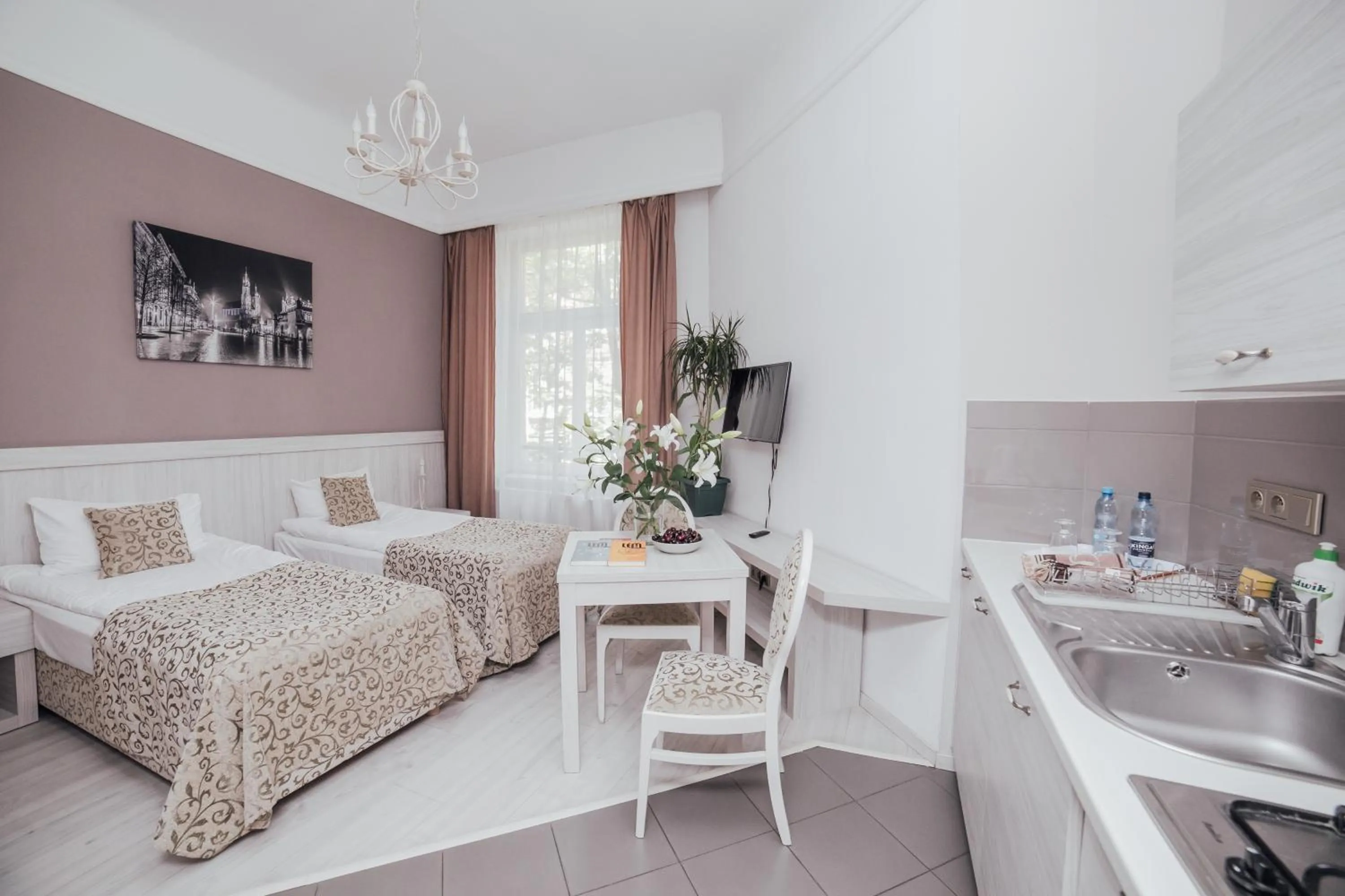 Bedroom, Bed in Apartamenty Bonerowska 5