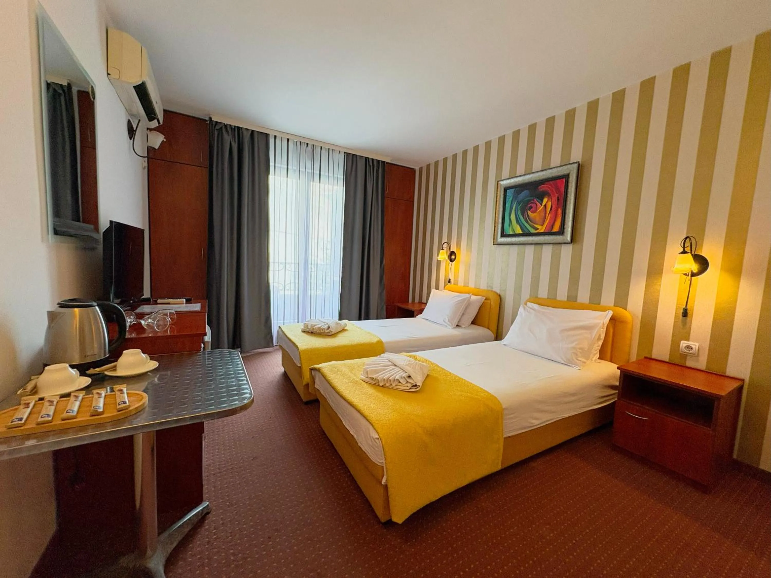 Photo of the whole room, Bed in Central Hotel & Restaurant