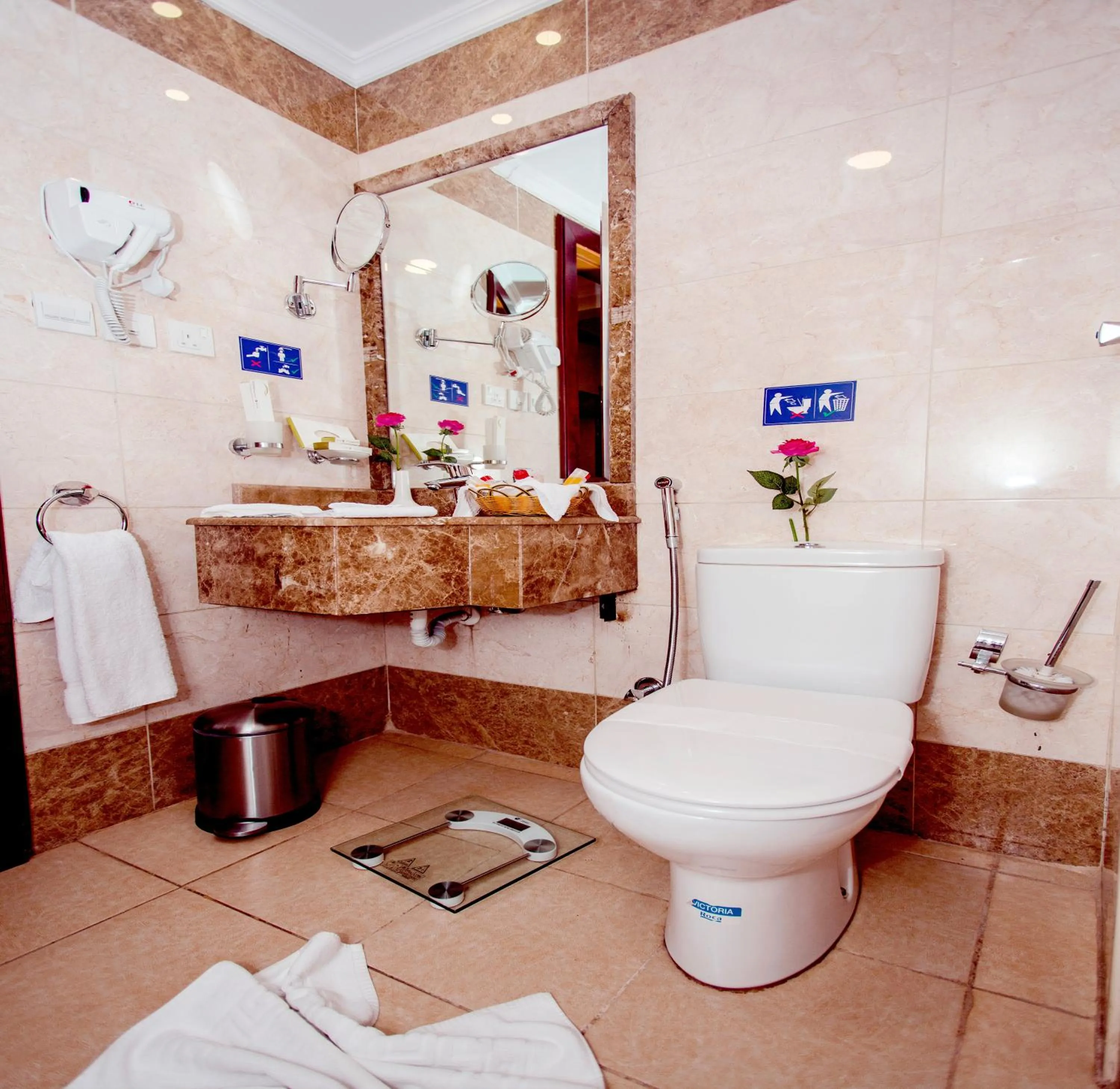 Toilet in Sama Al Deafah Hotel