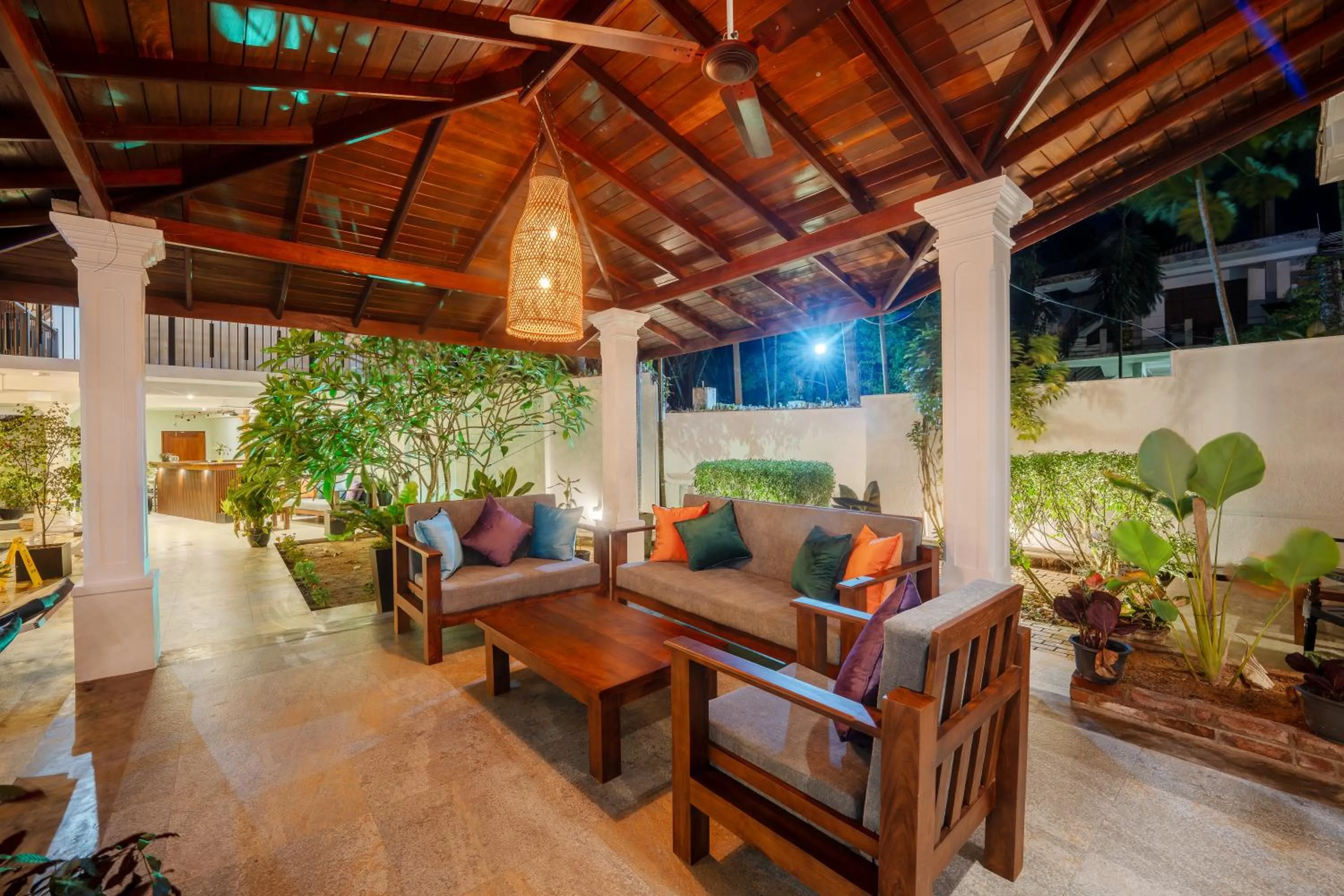 Seating area in Villa Red Lobster