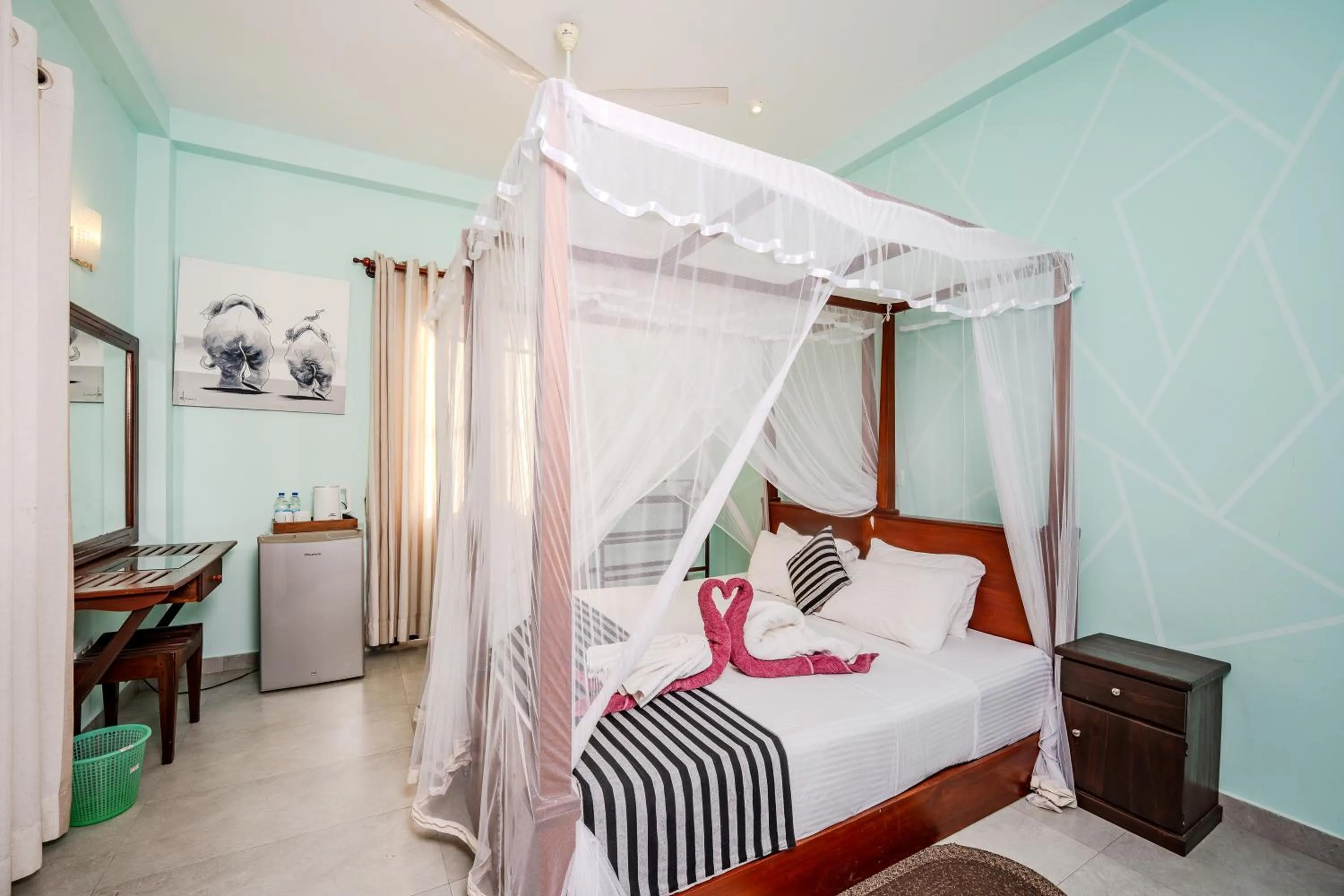 Bed in Villa Red Lobster