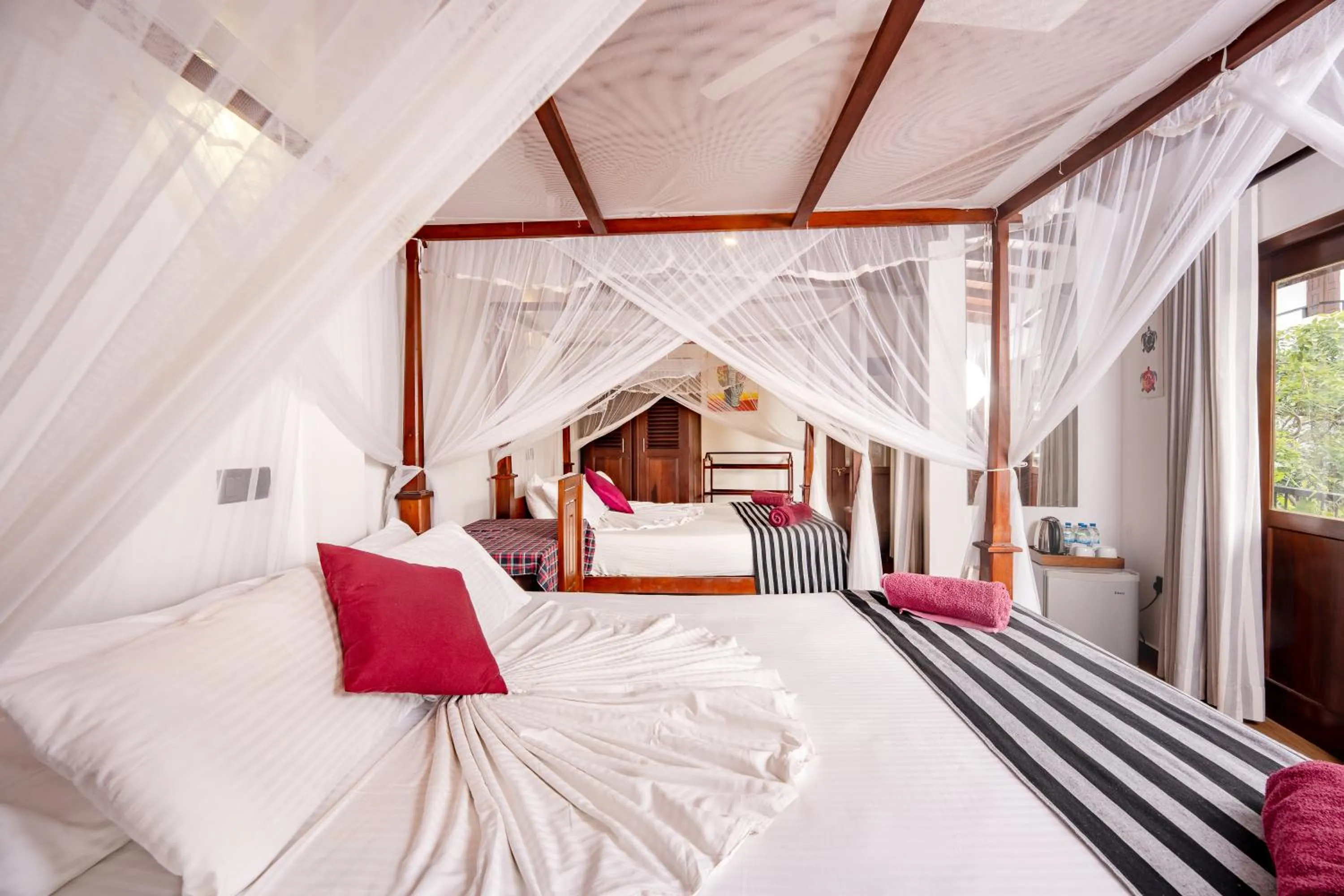 Bed in Villa Red Lobster