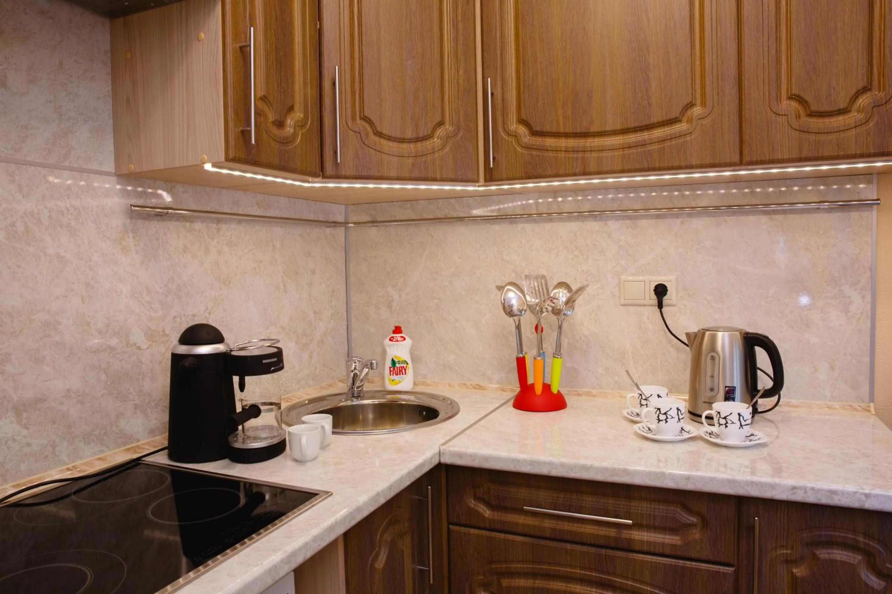 Kitchen or kitchenette in APART-HOTEL VEGUS