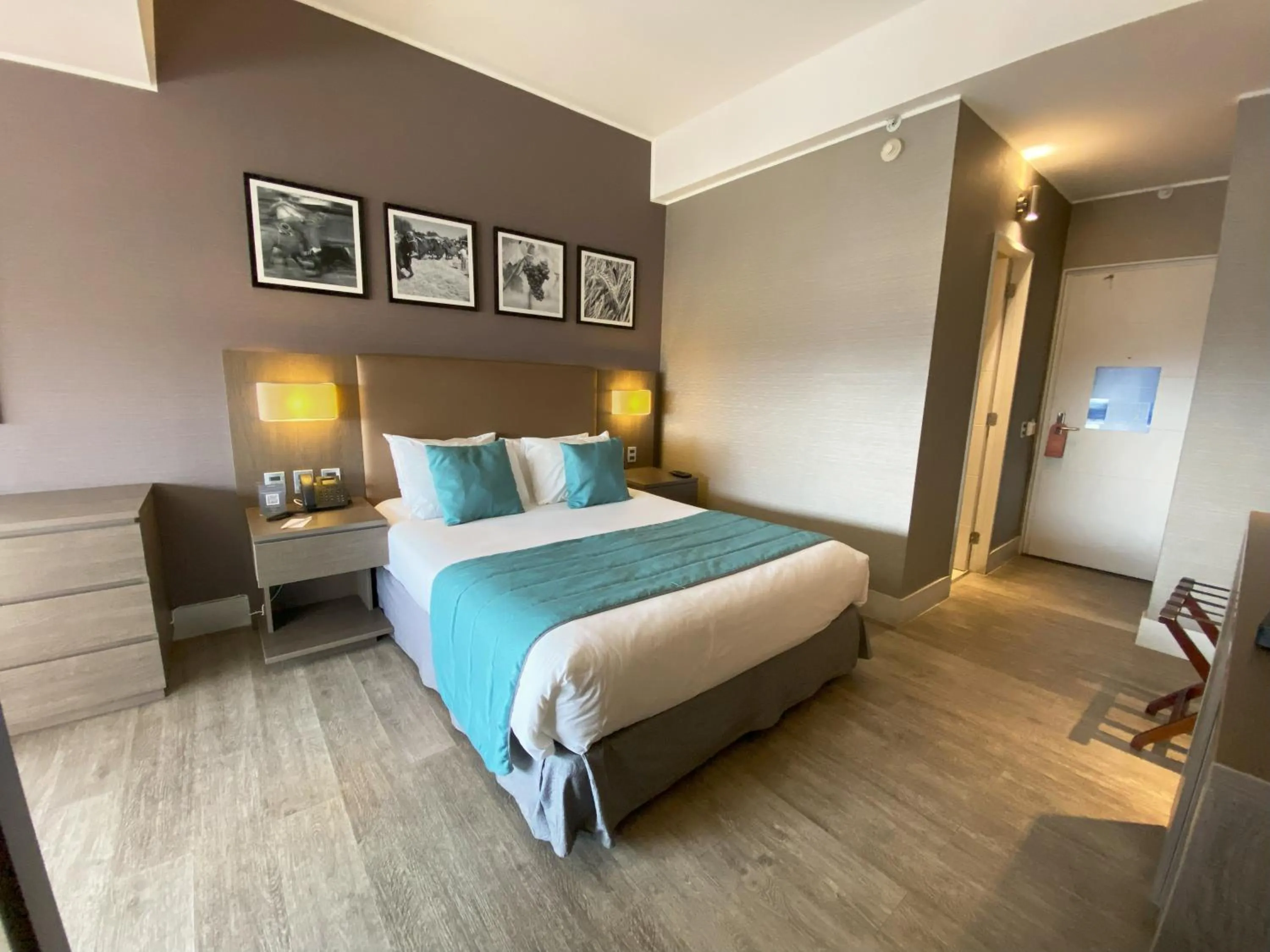 Bed in Hotel Terrado Rancagua