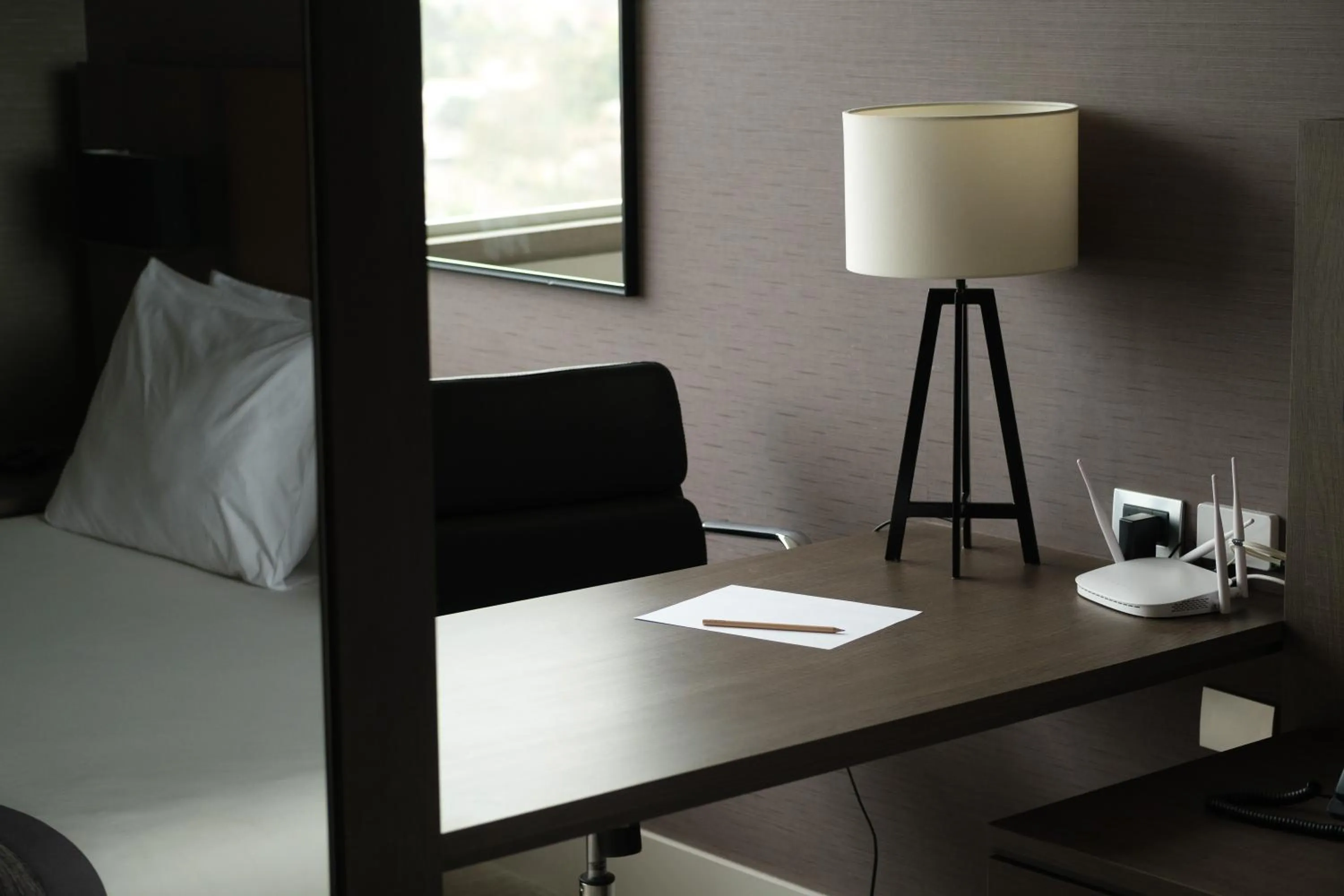 Decorative detail, Bed in Hotel Terrado Rancagua