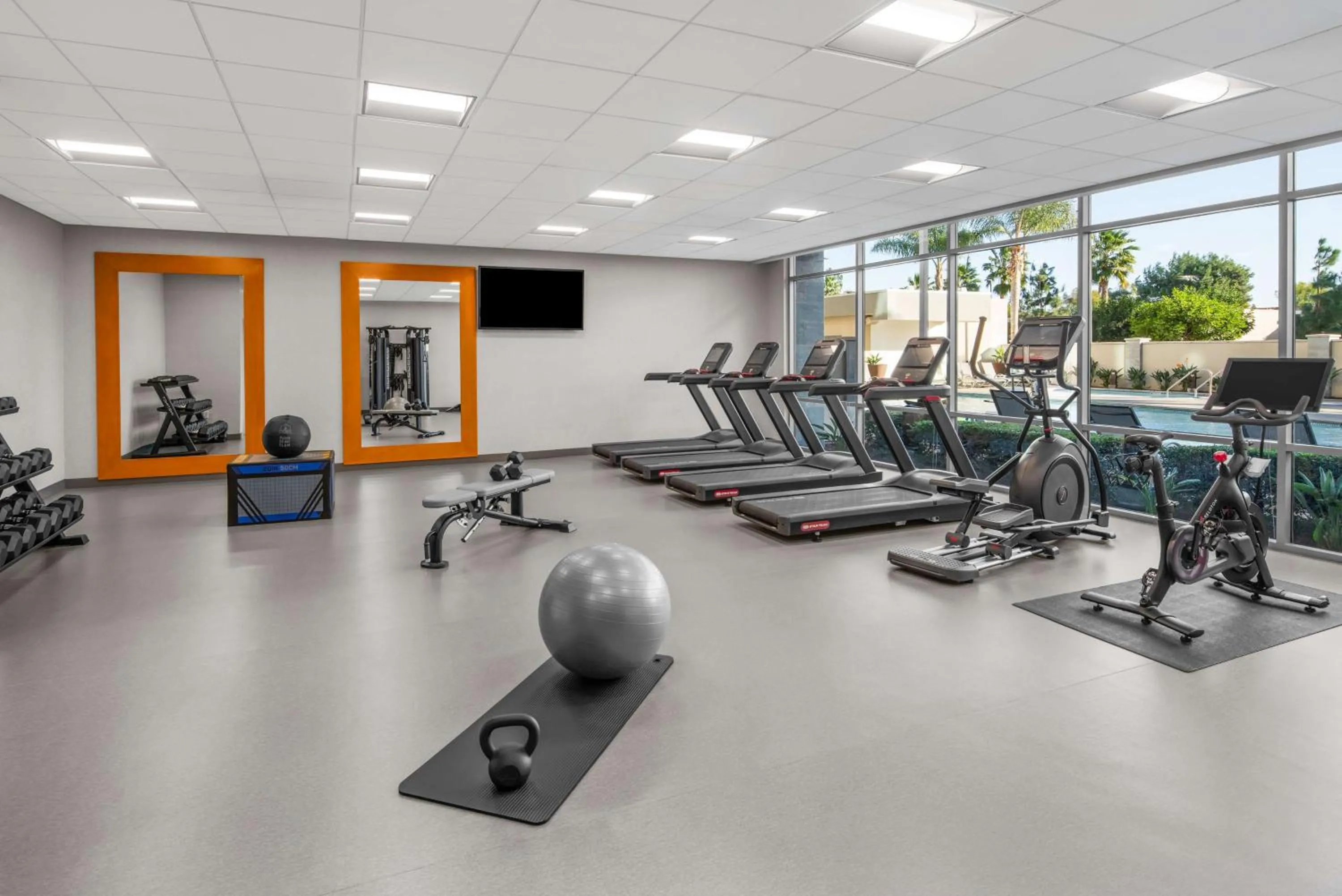 Fitness centre/facilities in Homewood Suites by Hilton Anaheim Conv Ctr/Disneyland Main