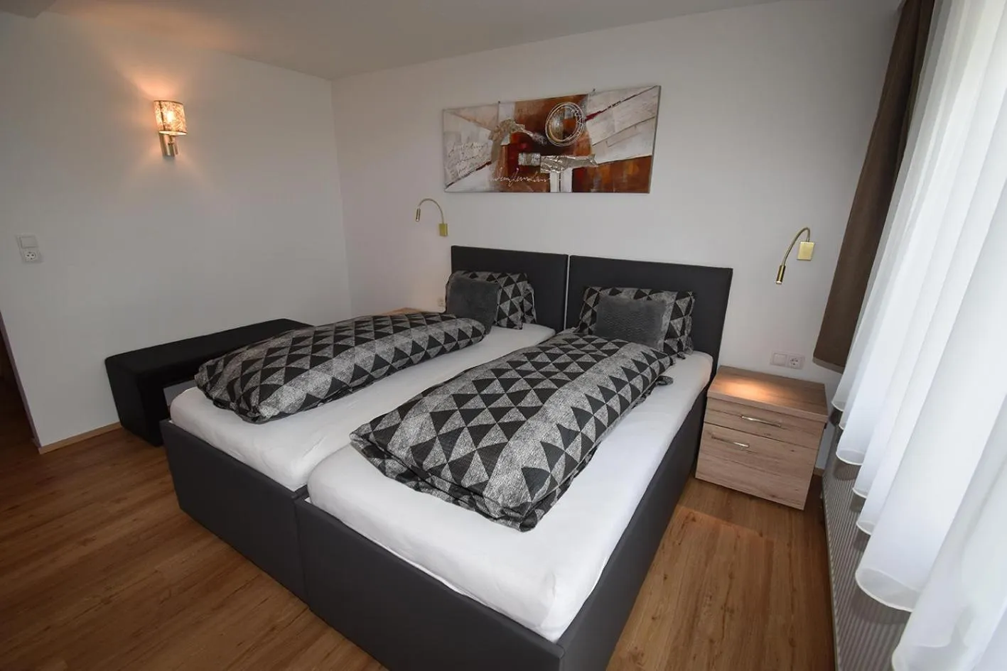 Bed in Hotel Martina