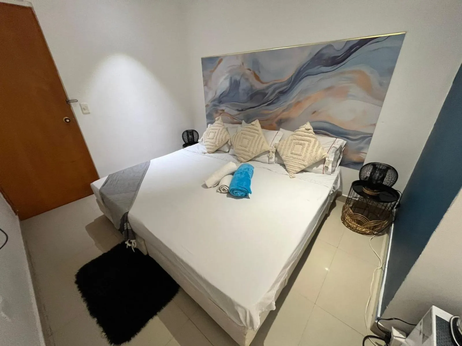 Bed in Sweet Caribbean Airport Hotel