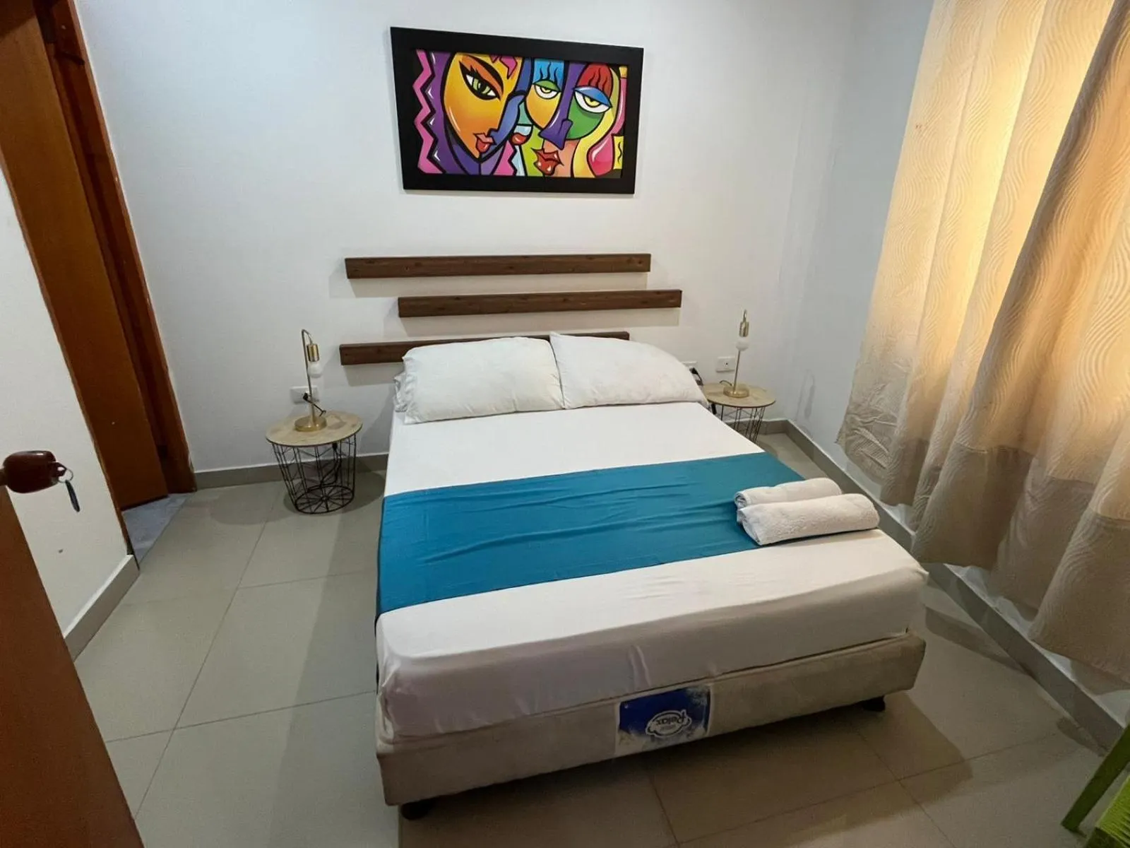 Bed in Sweet Caribbean Airport Hotel