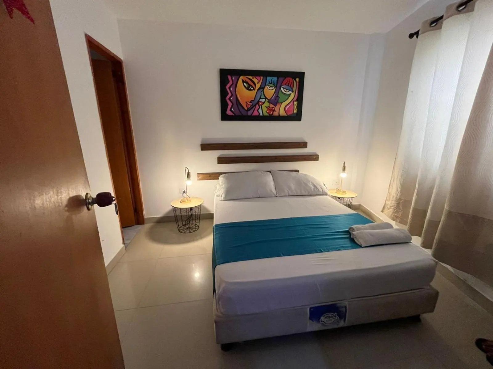 Bed in Sweet Caribbean Airport Hotel