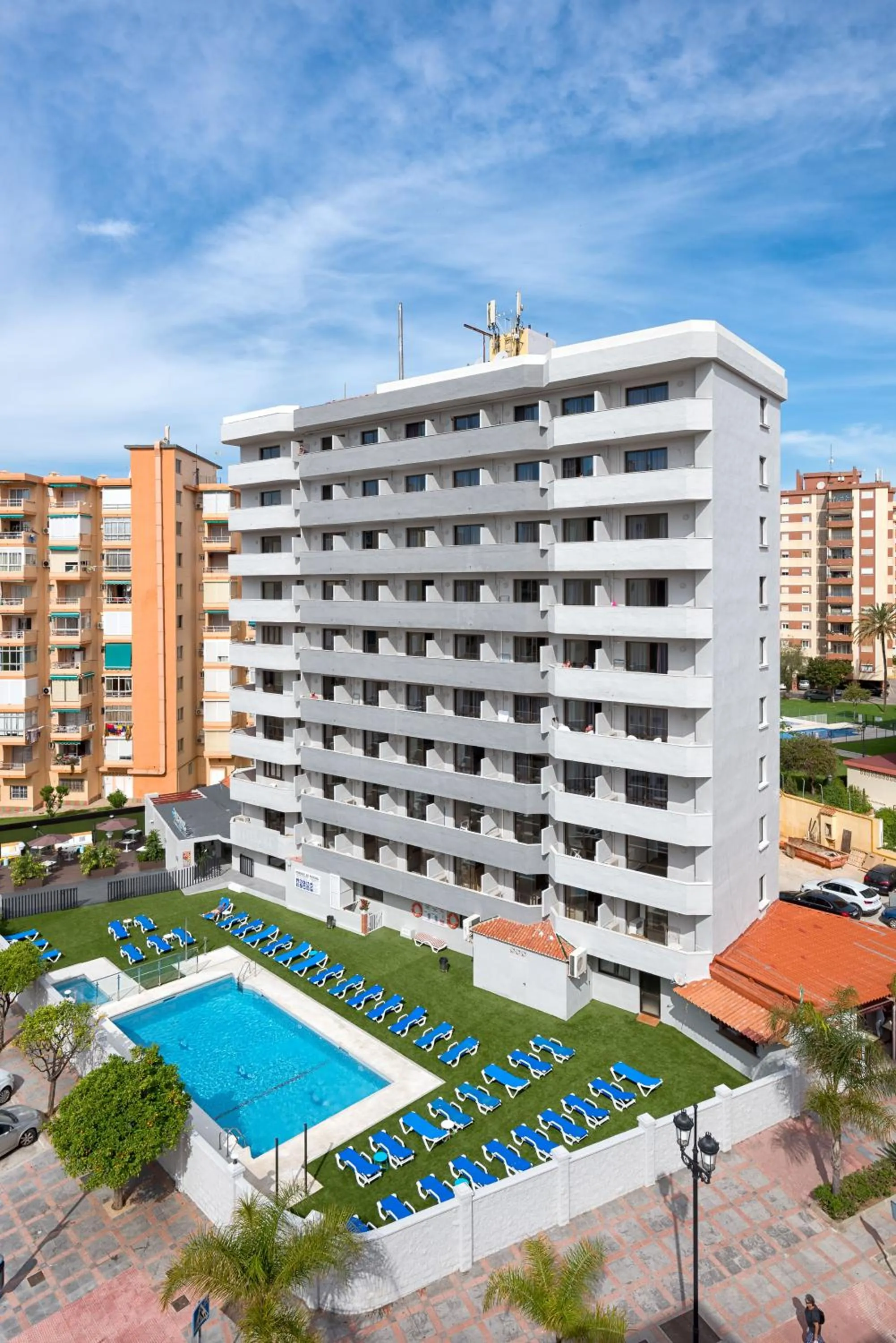 Bird's eye view, Pool View in Veramar Aparthotel