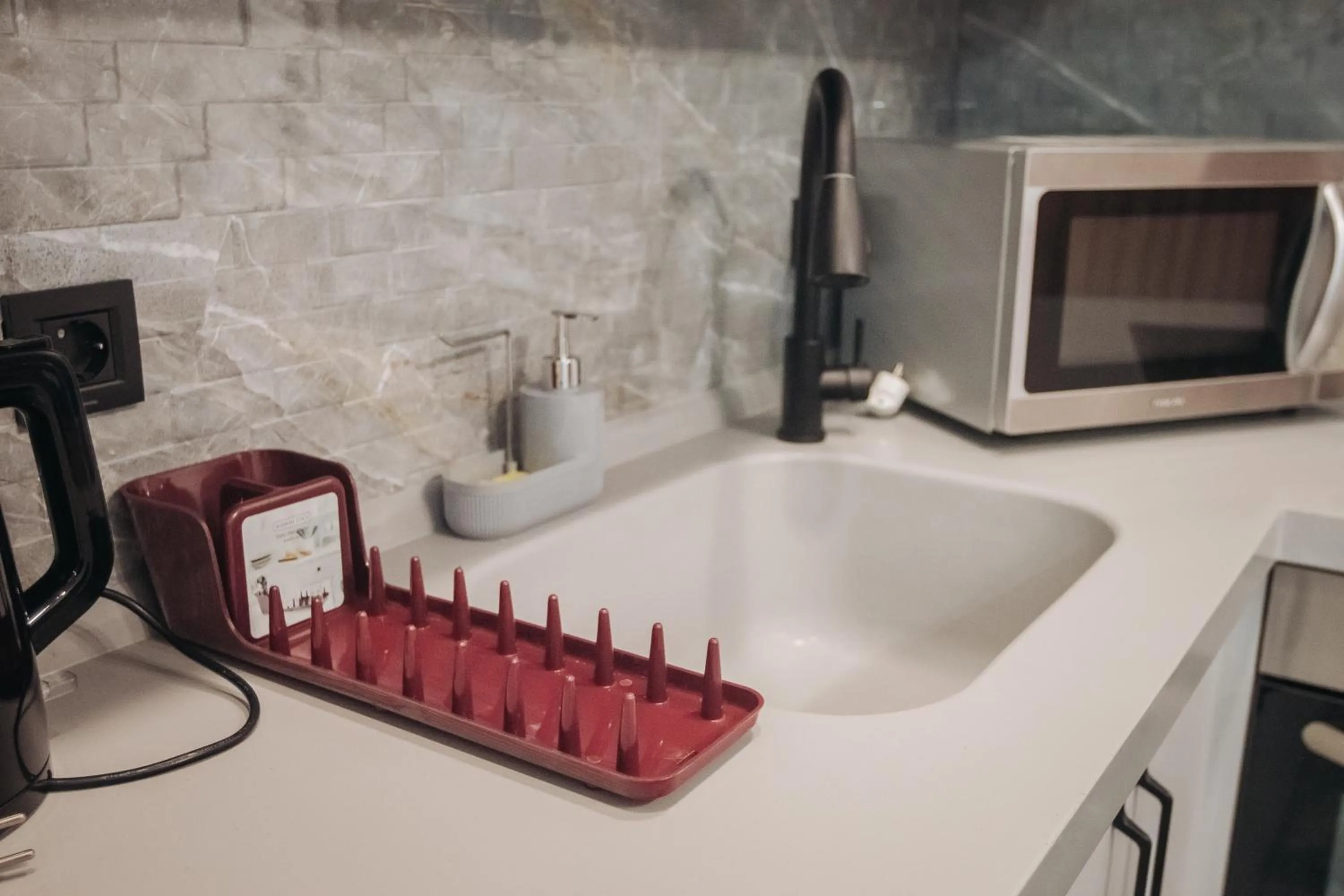 Coffee/tea facilities in Sabah Bayil Residence Family Apart