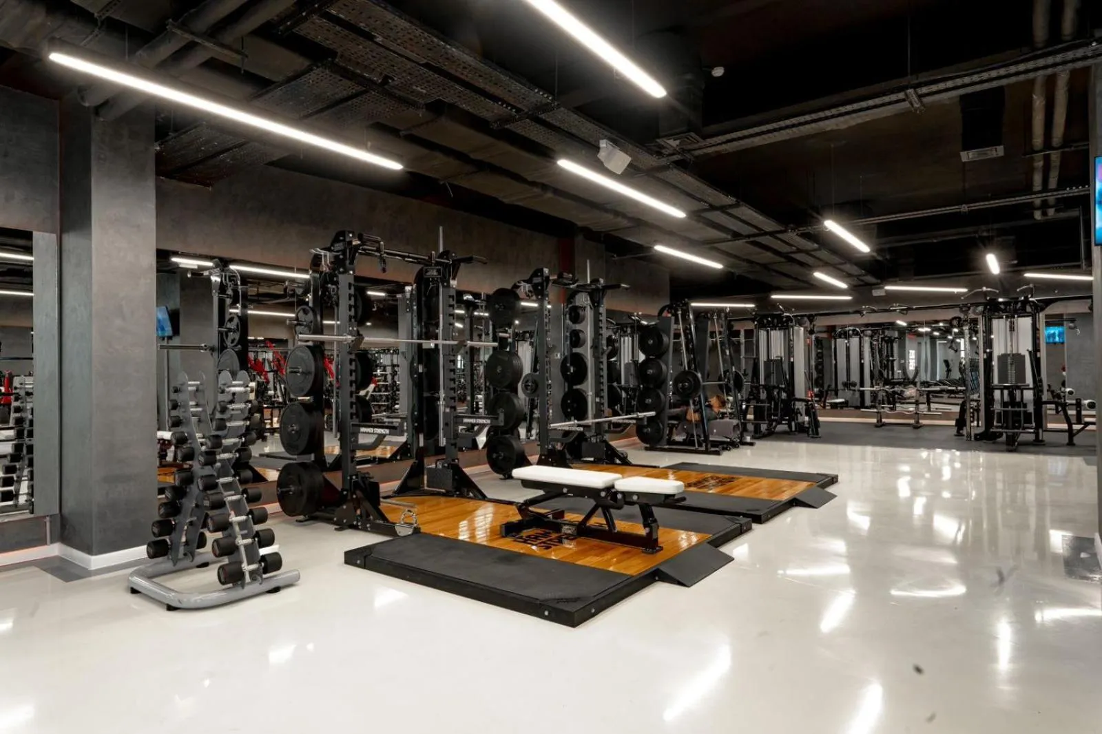 Fitness centre/facilities in Sabah Bayil Residence Family Apart