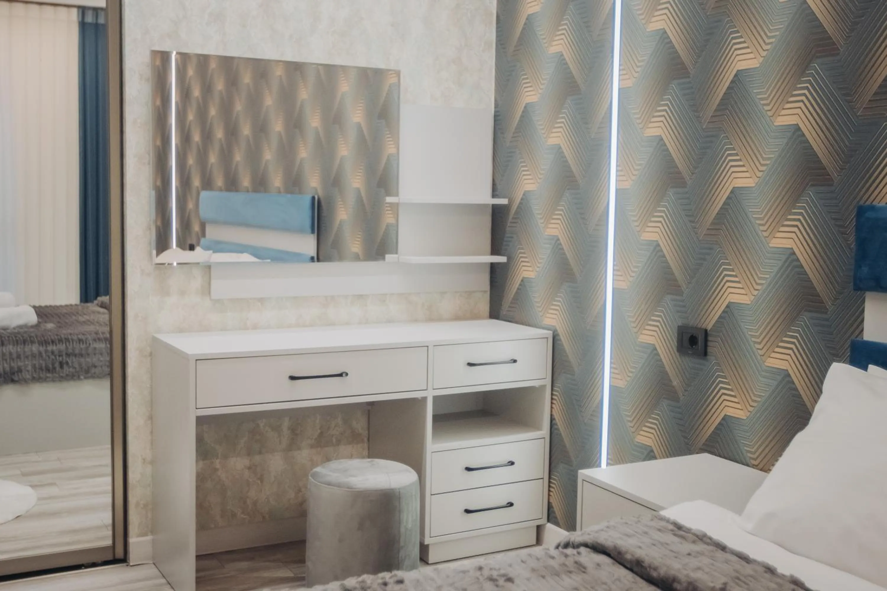 Bed in Sabah Bayil Residence Family Apart