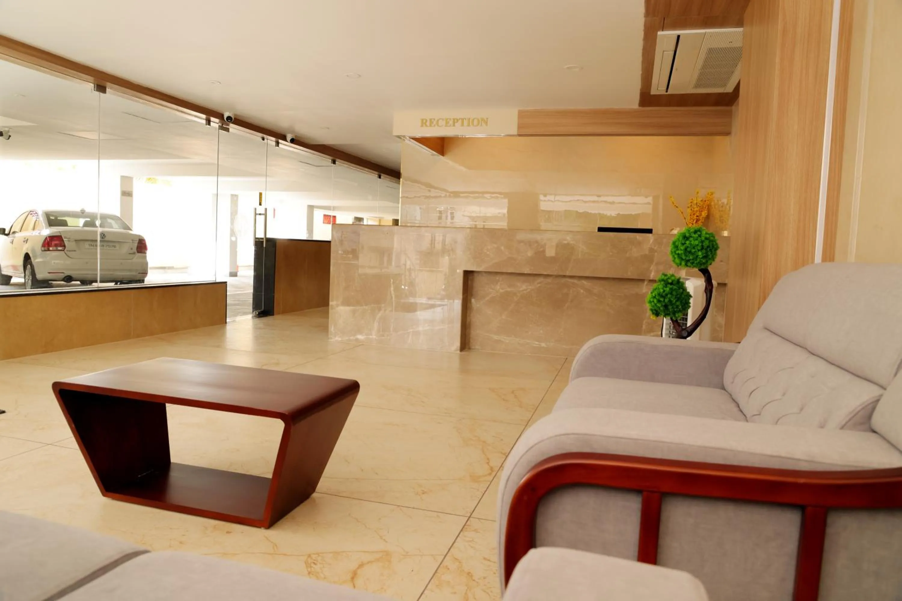 Seating area in Hotel Le Palace