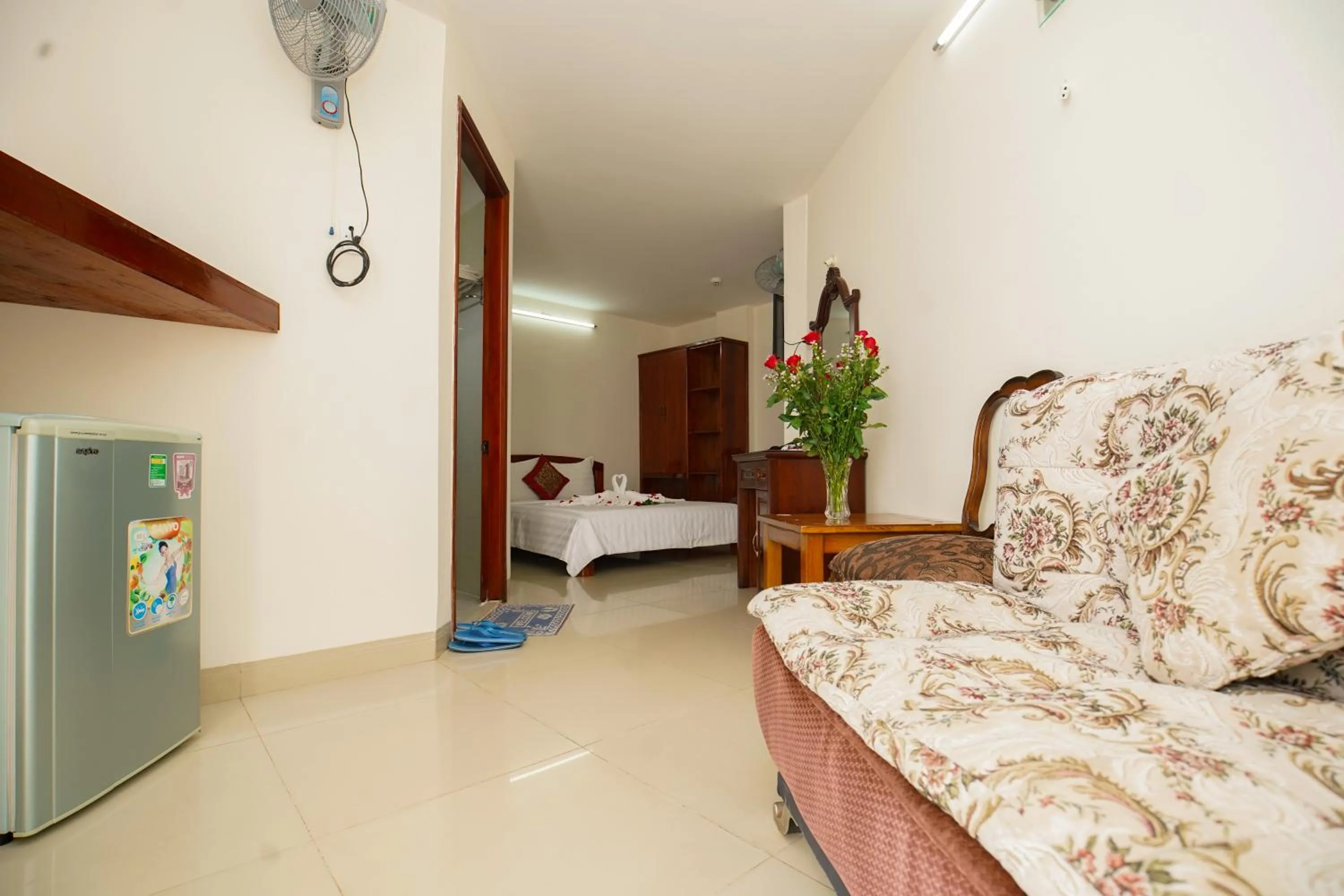 Bed in Nguyen Ha Hotel