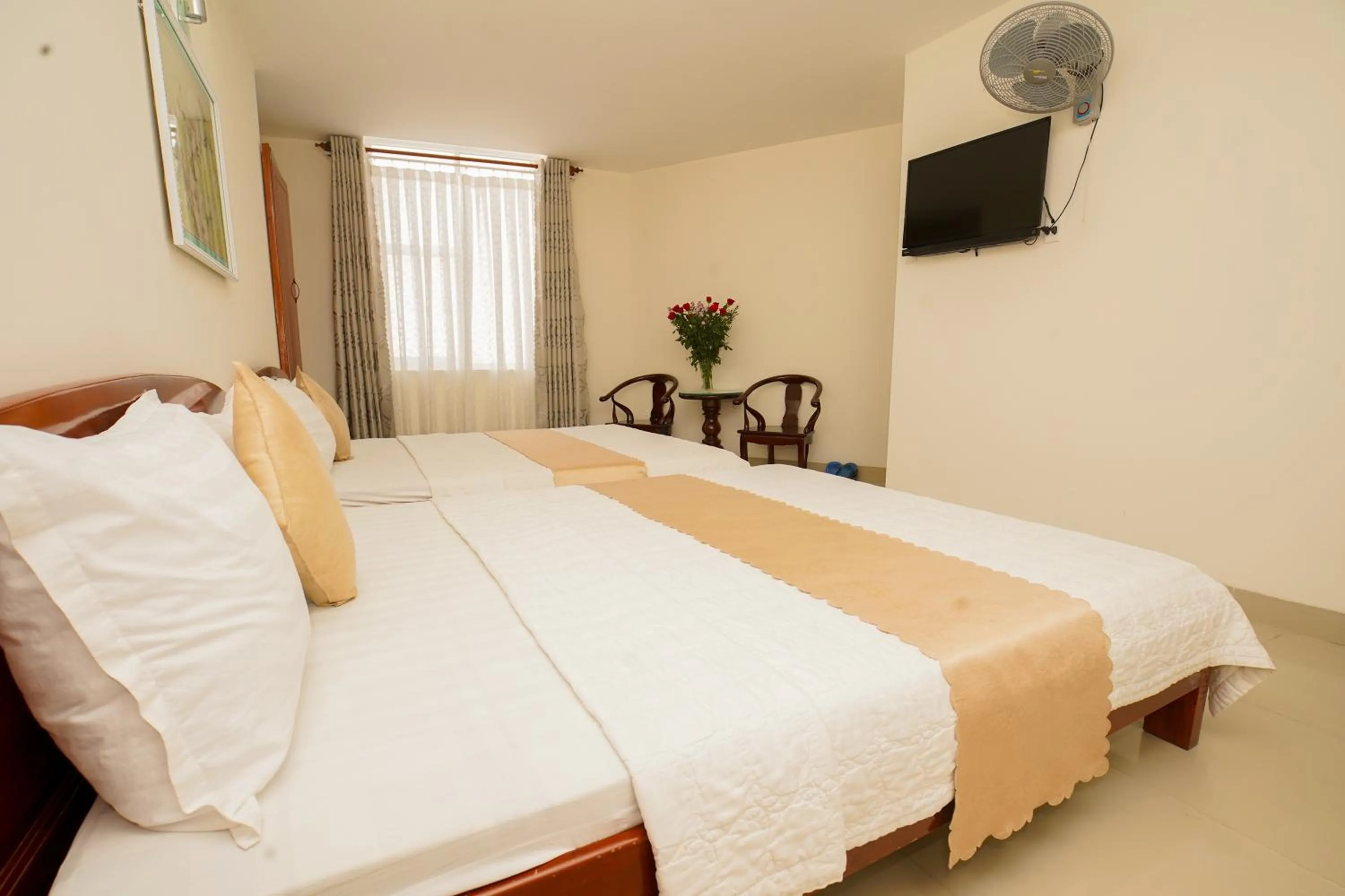 Bed in Nguyen Ha Hotel