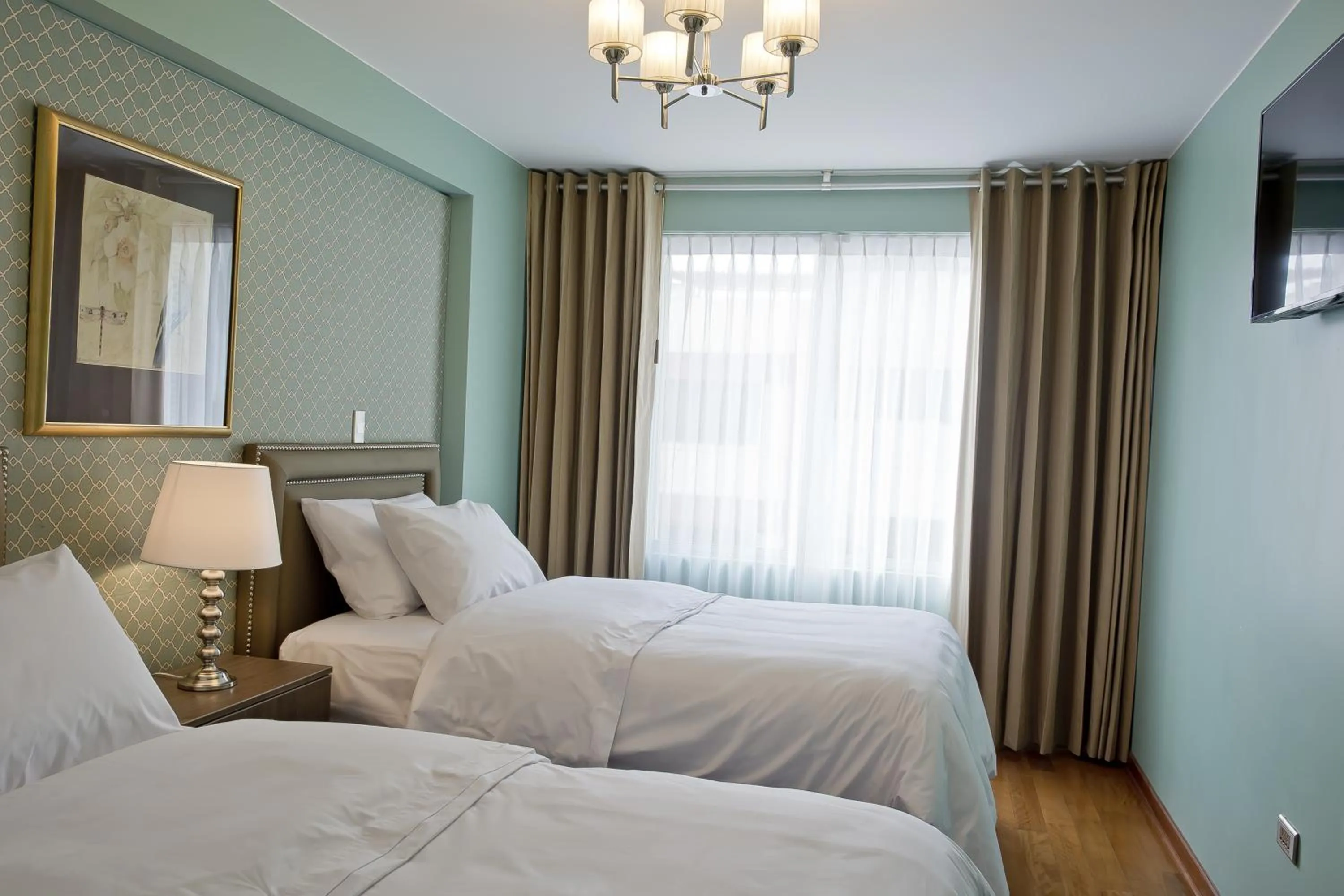 Bed in Arvo Hotel Boutique