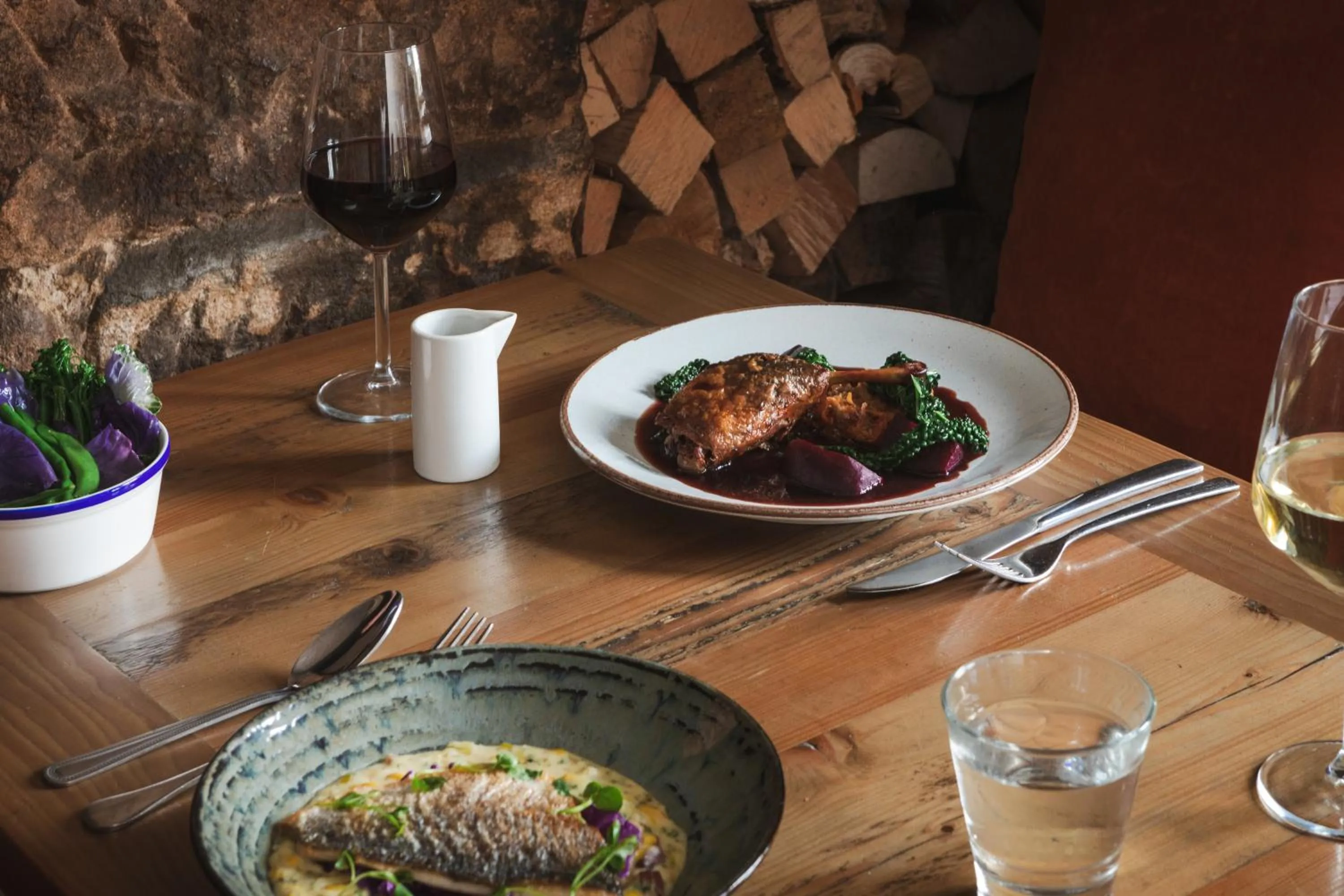 Food and drinks in Devonshire Arms at Beeley - Chatsworth