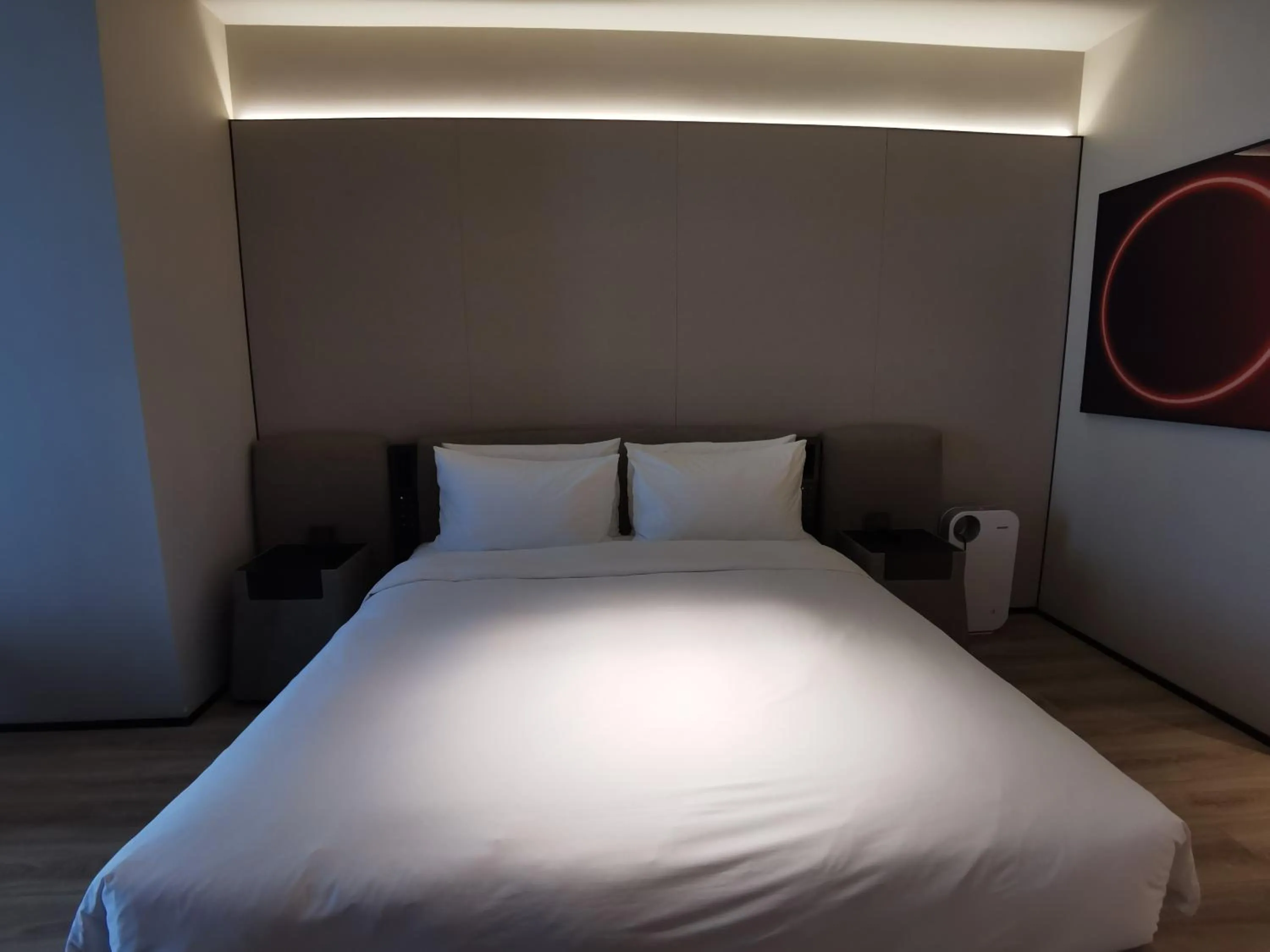 Bed in Orange Crystal Hotel, Nanshan Science and Technology Park, Shenzhen