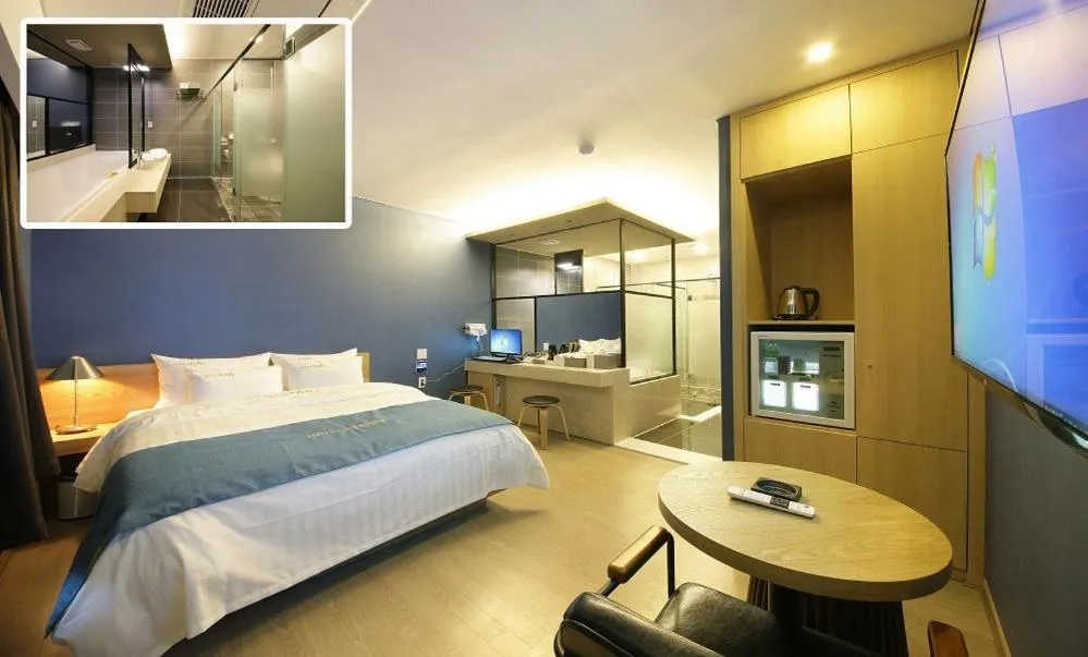 Bed in Jeonju Story Motel