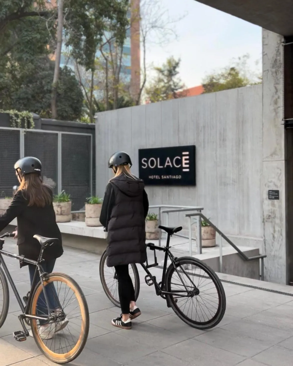Cycling in Solace Hotel Santiago