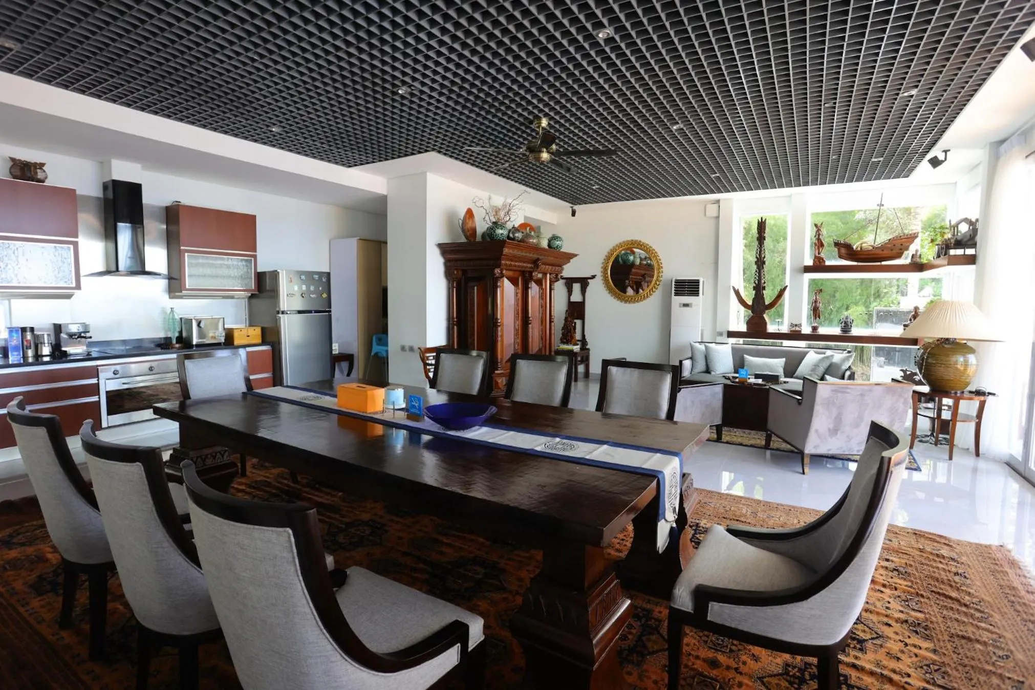 Communal lounge/ TV room in Nayara Villa Desa Budo