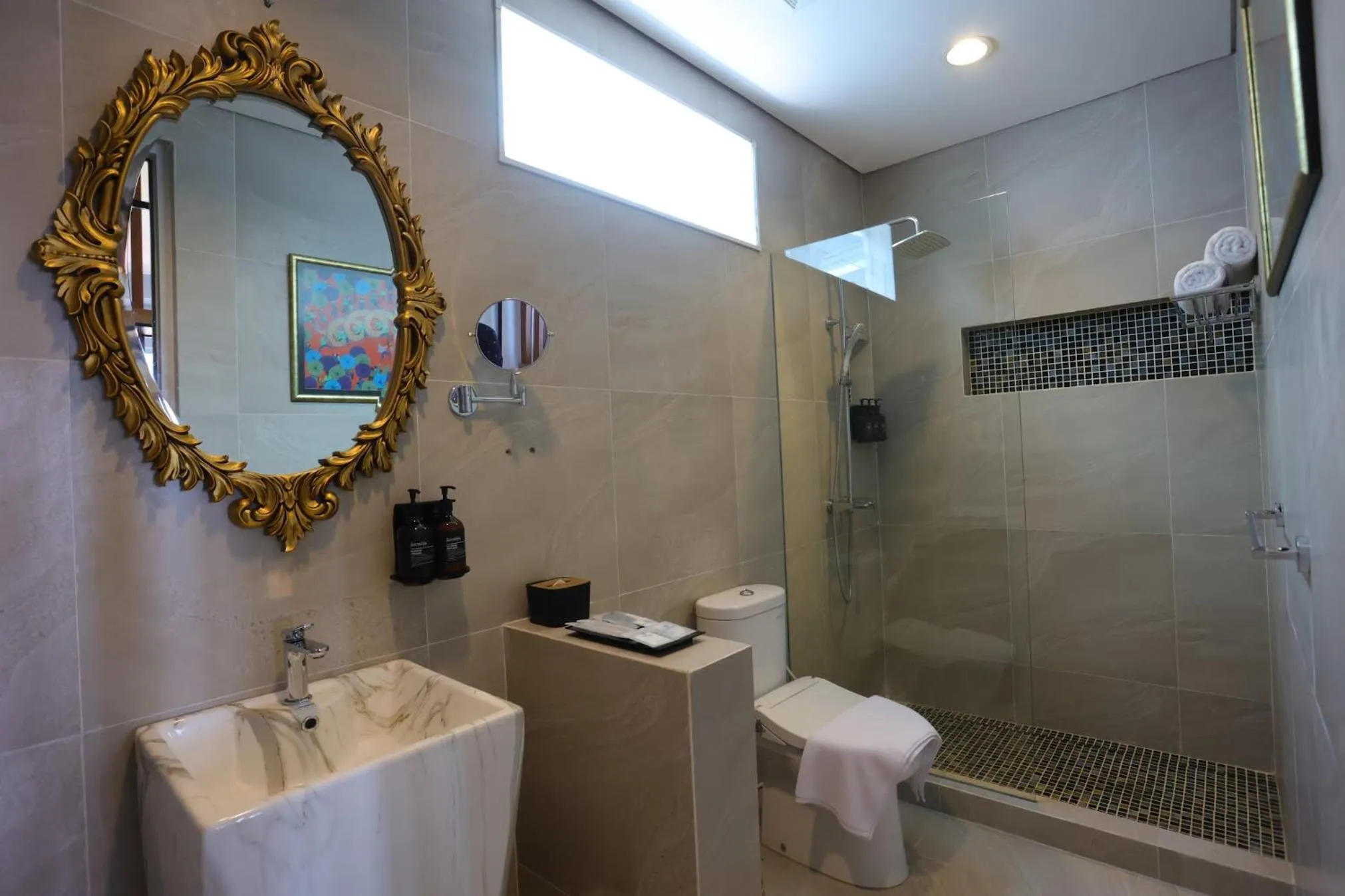 Shower in Nayara Villa Desa Budo