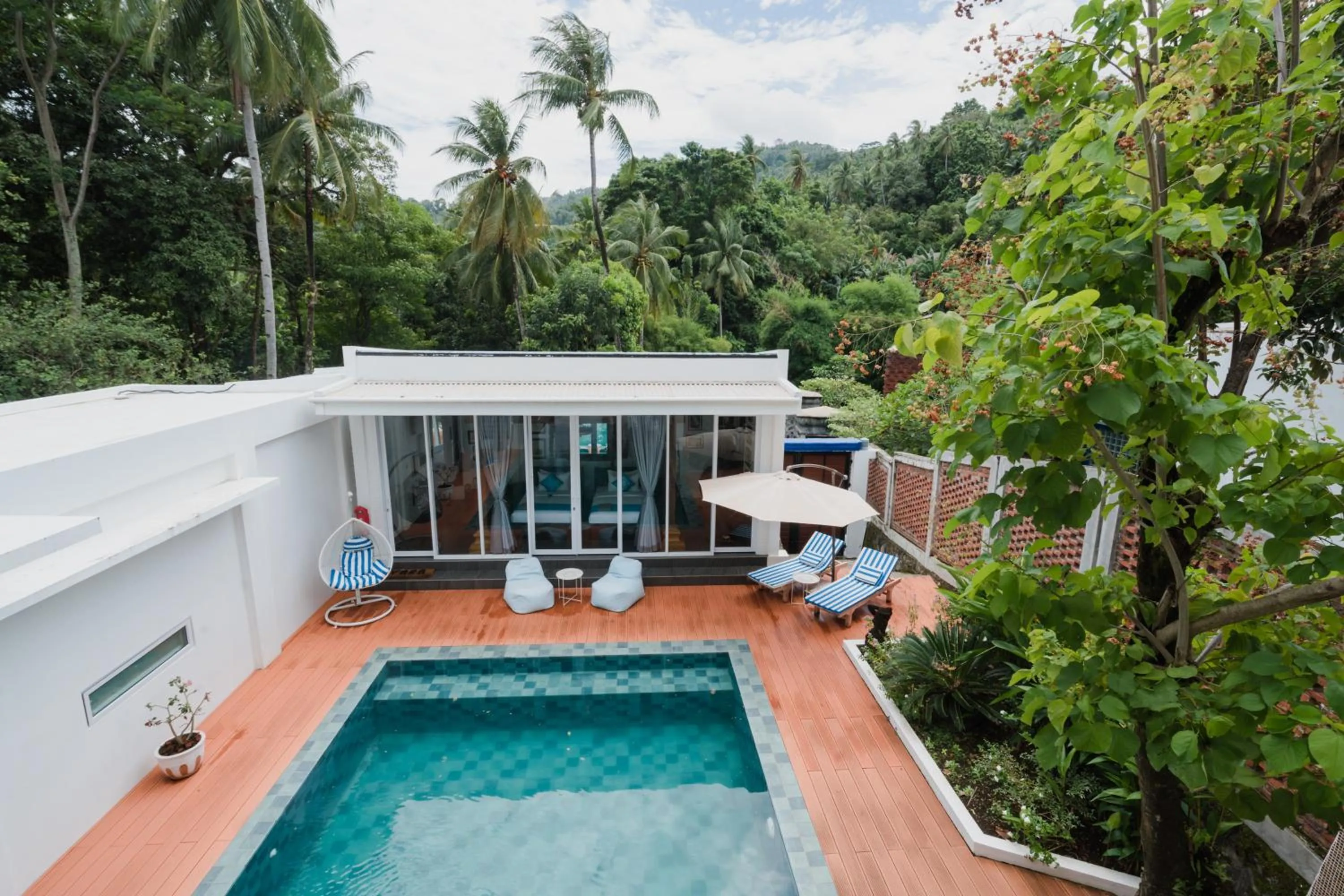 Pool view in Nayara Villa Desa Budo