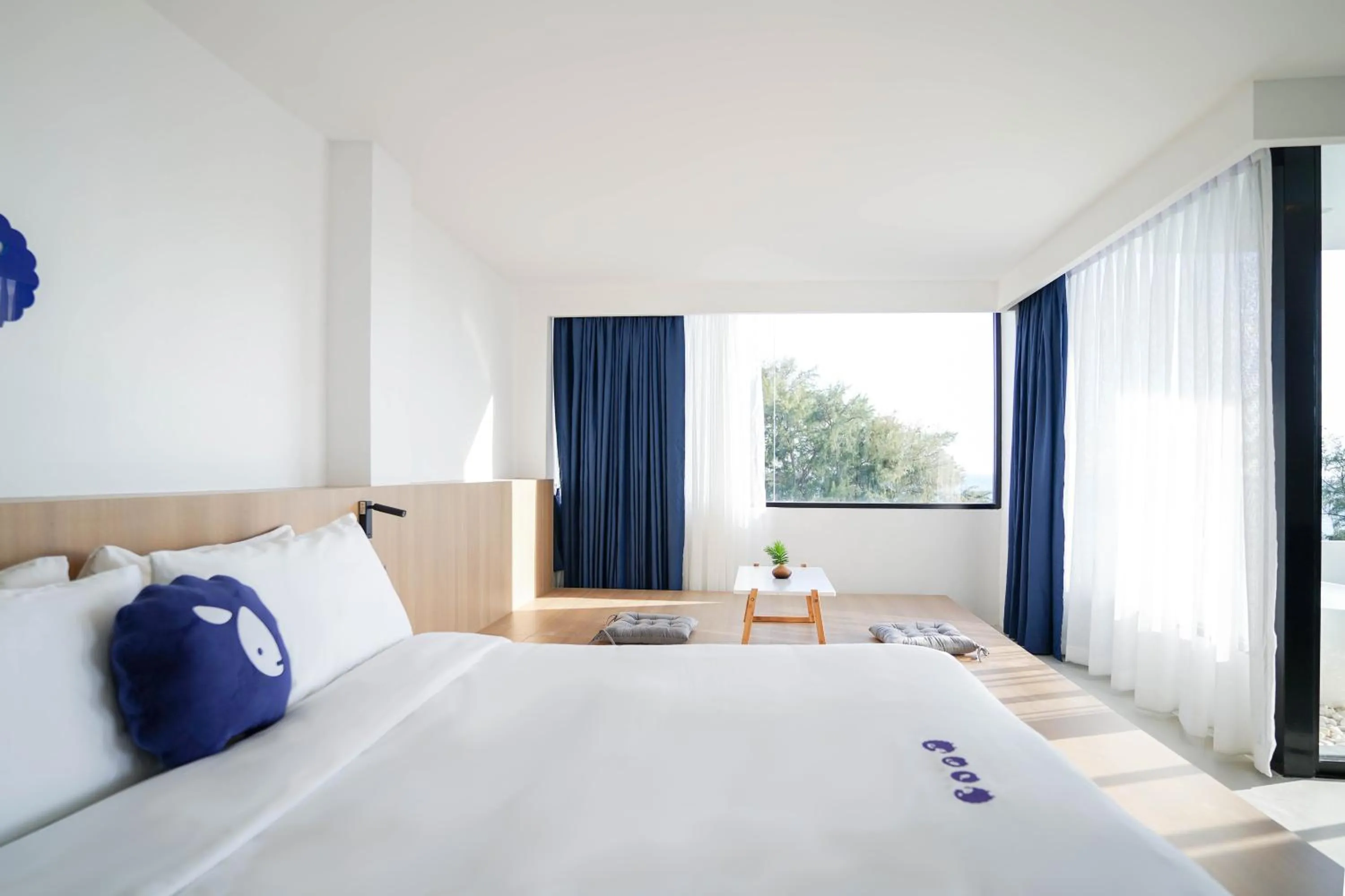 Bed in Kokotel Rayong Beachfront