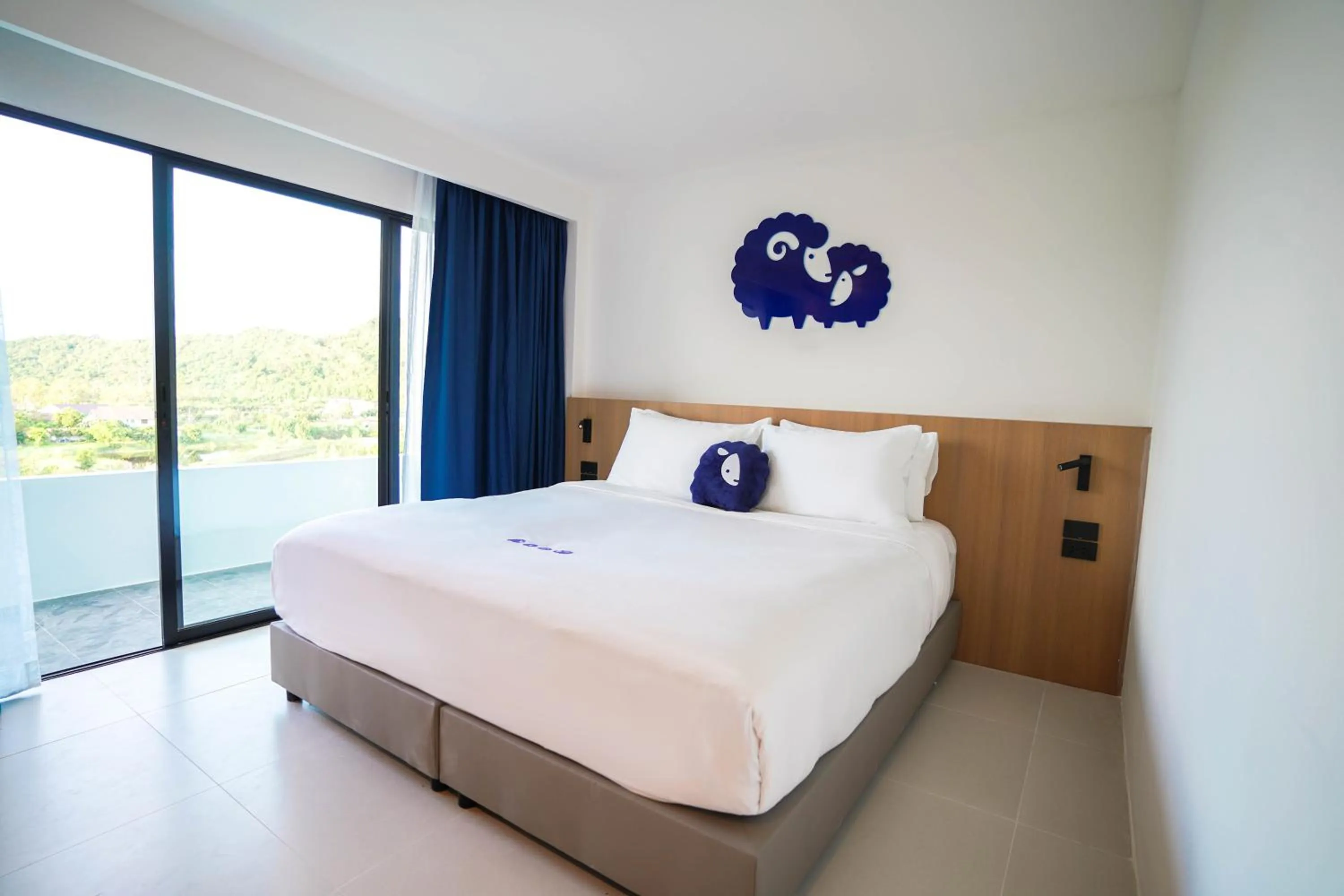 View (from property/room), Bed in Kokotel Rayong Beachfront