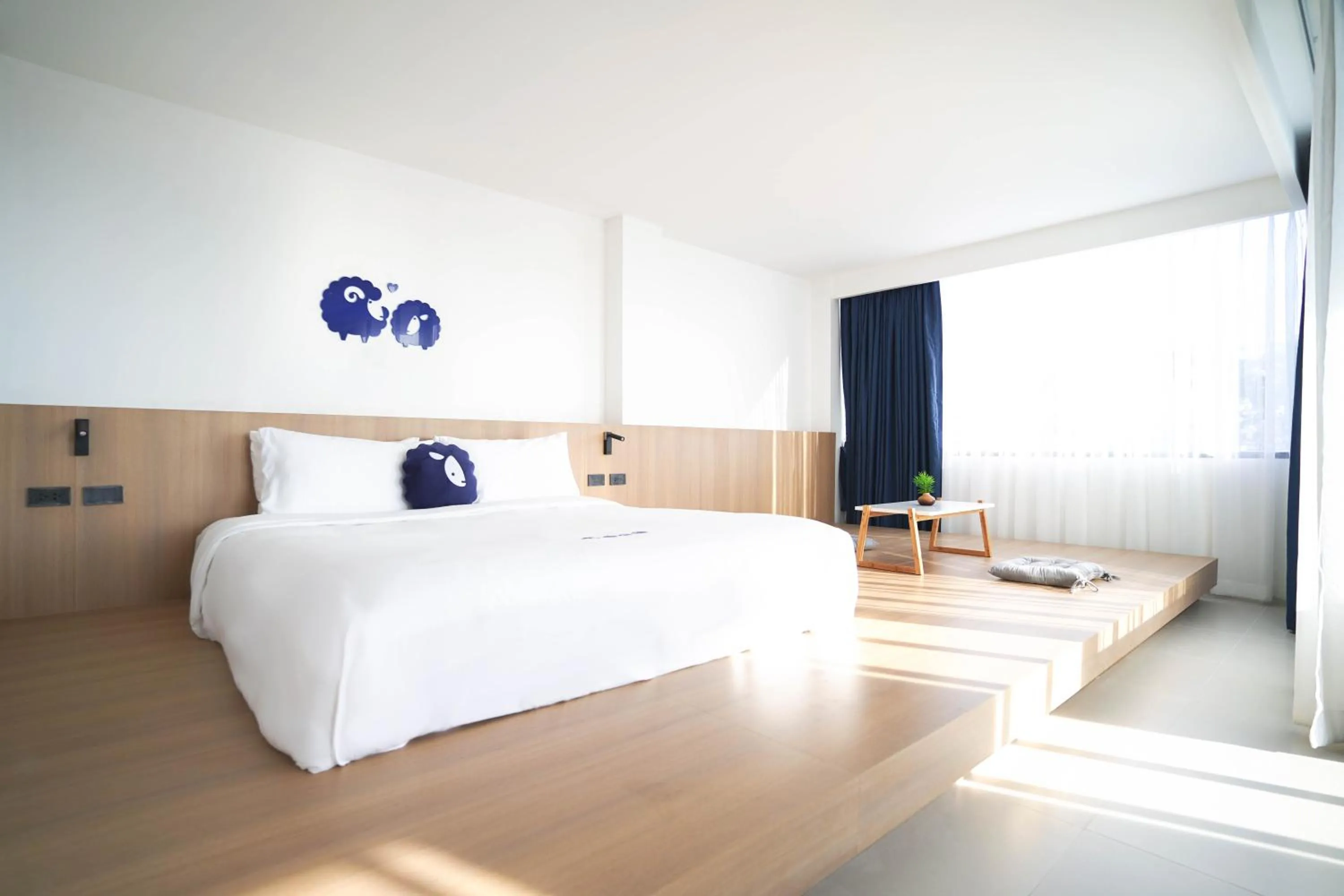 Bed in Kokotel Rayong Beachfront