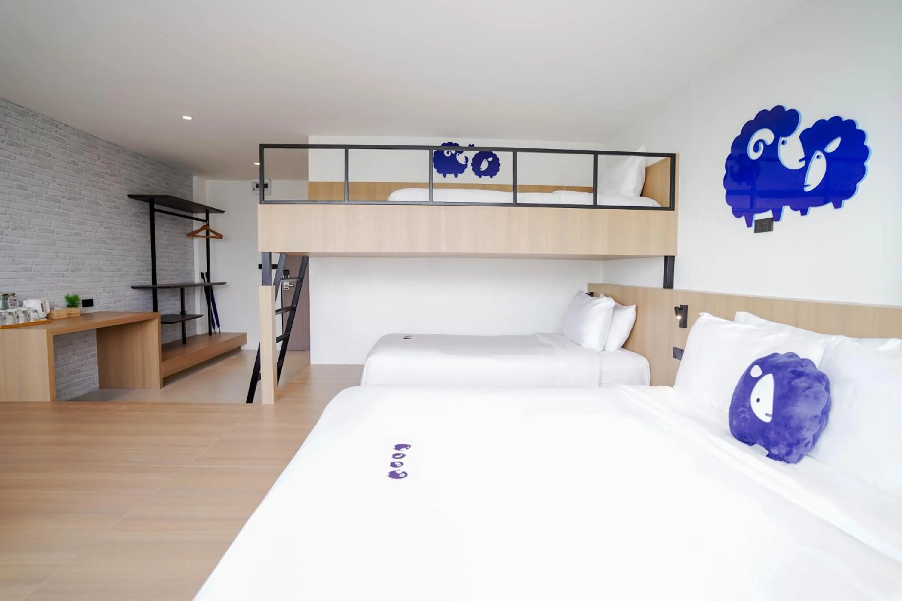 Bed in Kokotel Rayong Beachfront