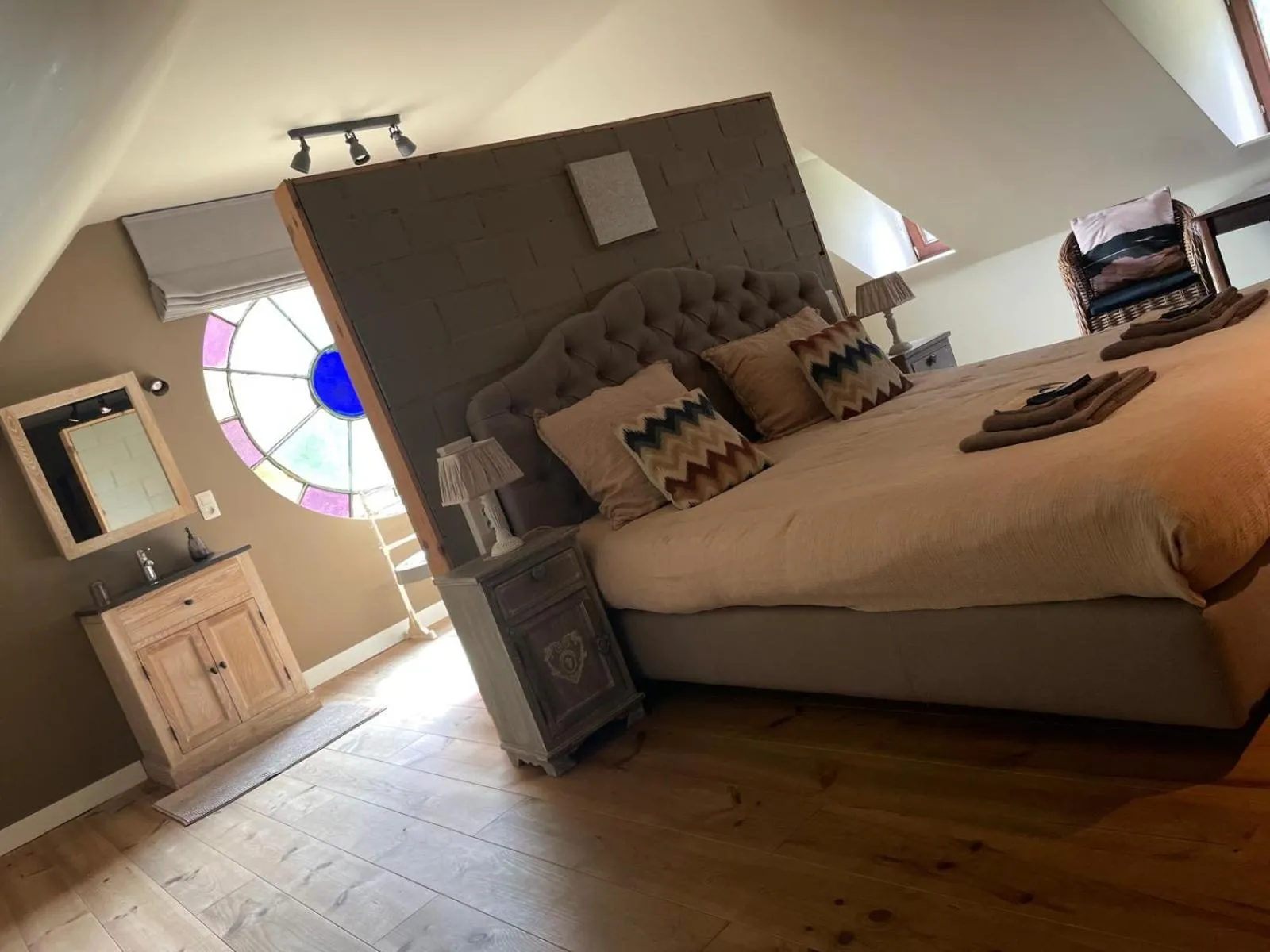 Bed in Guesthouse 't Goed Leven