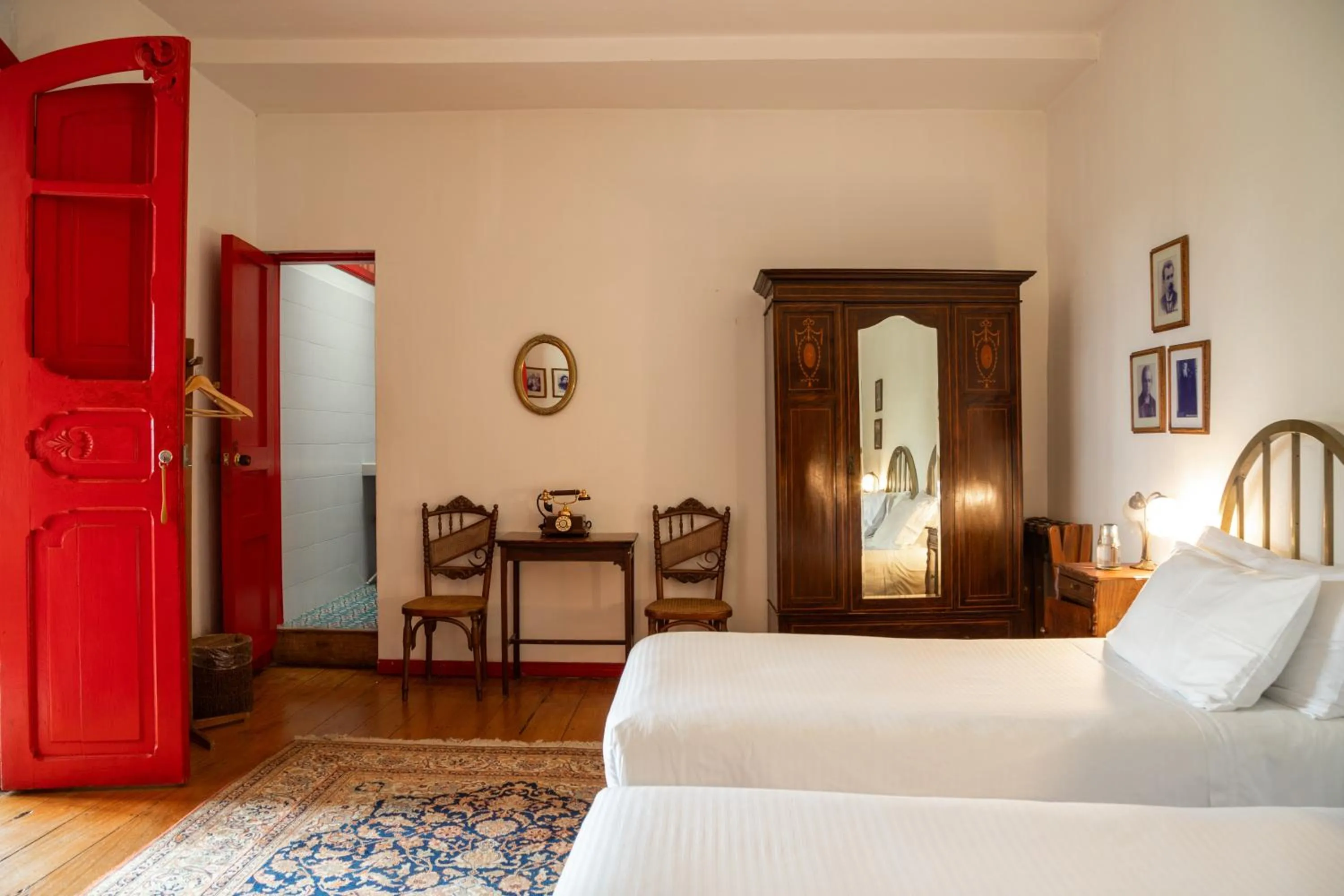 Bed in Hacienda Venecia Coffee Farm Hotel