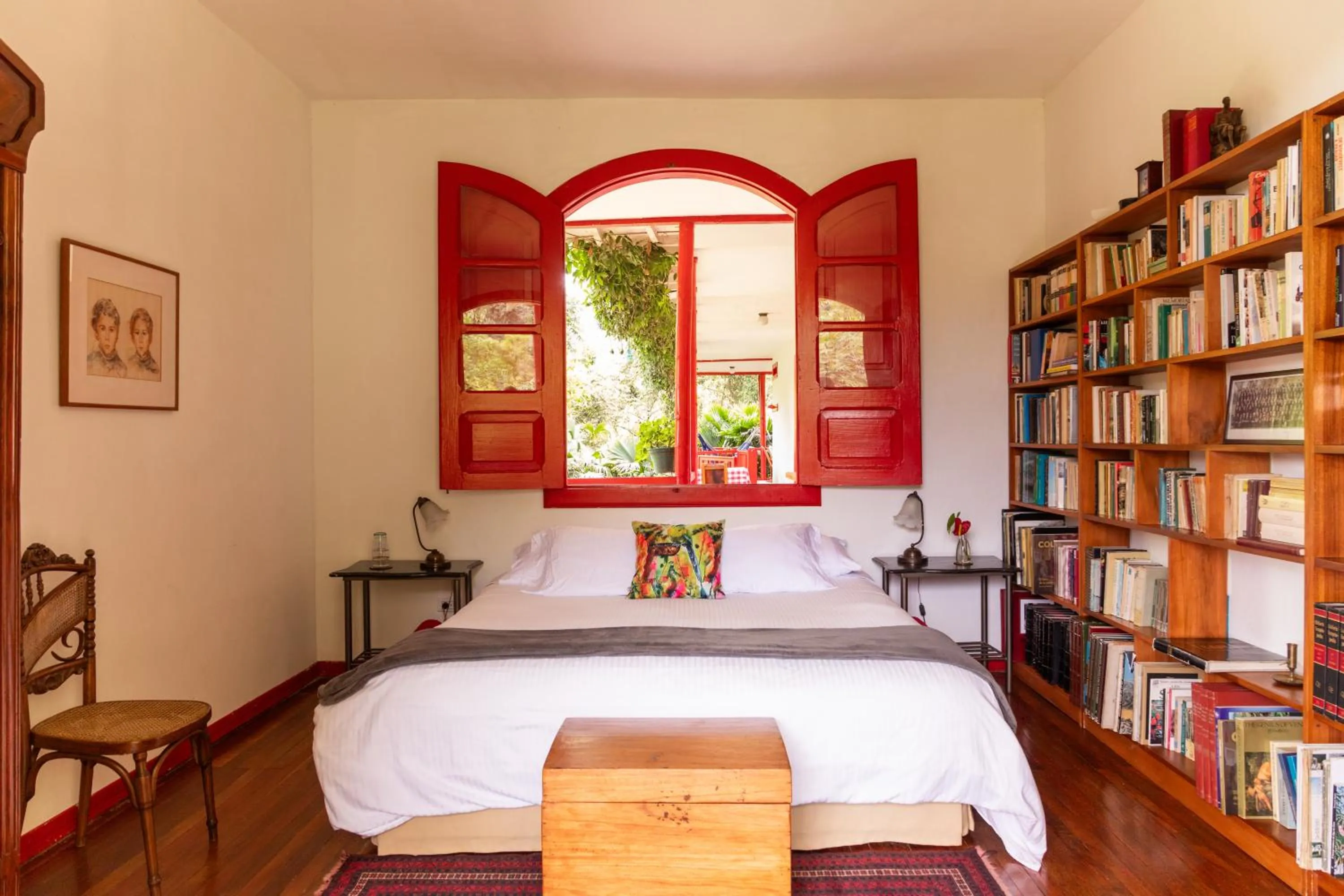 Bed in Hacienda Venecia Coffee Farm Hotel