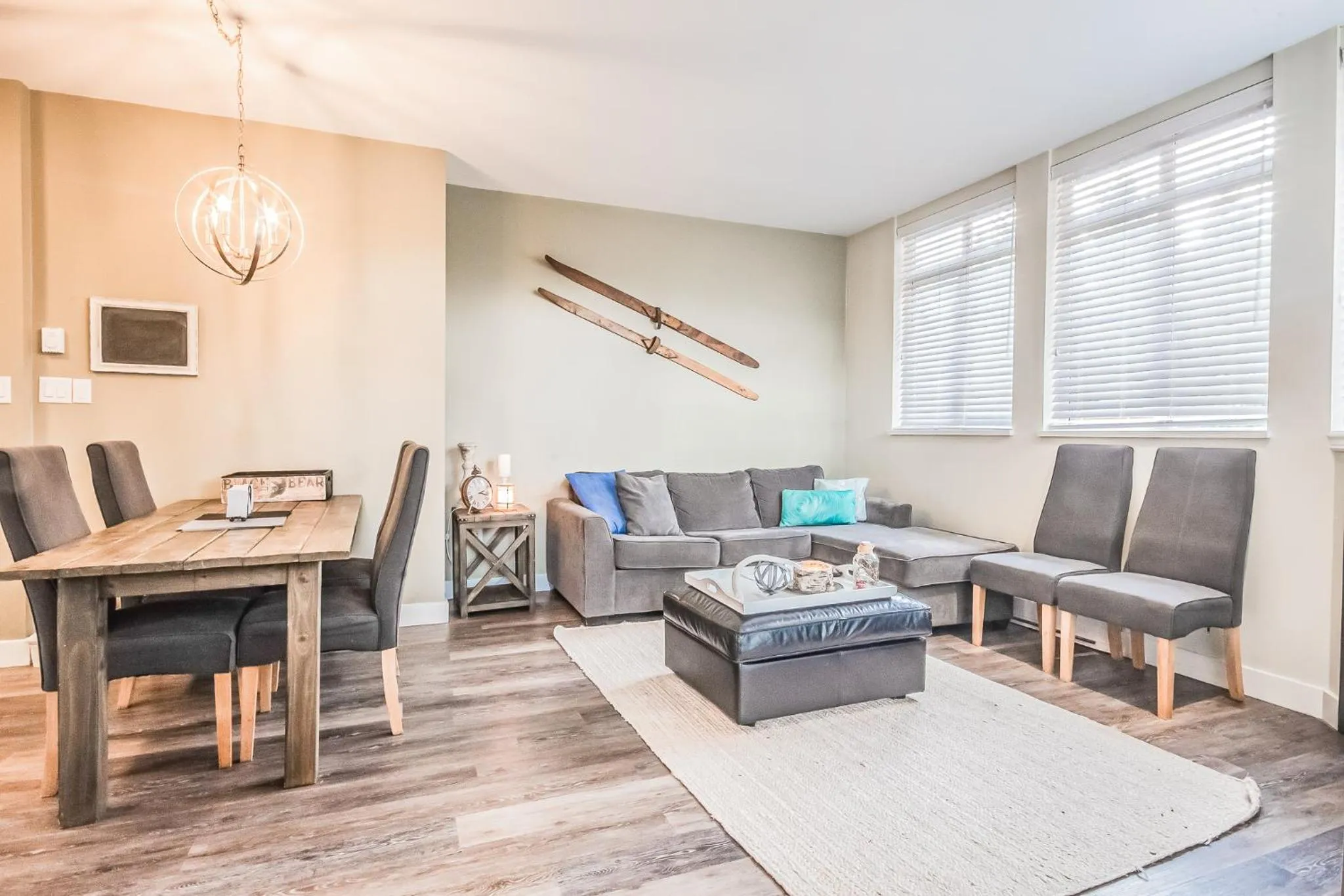 Living room in Alpenglow Lodge by Elevate Vacations