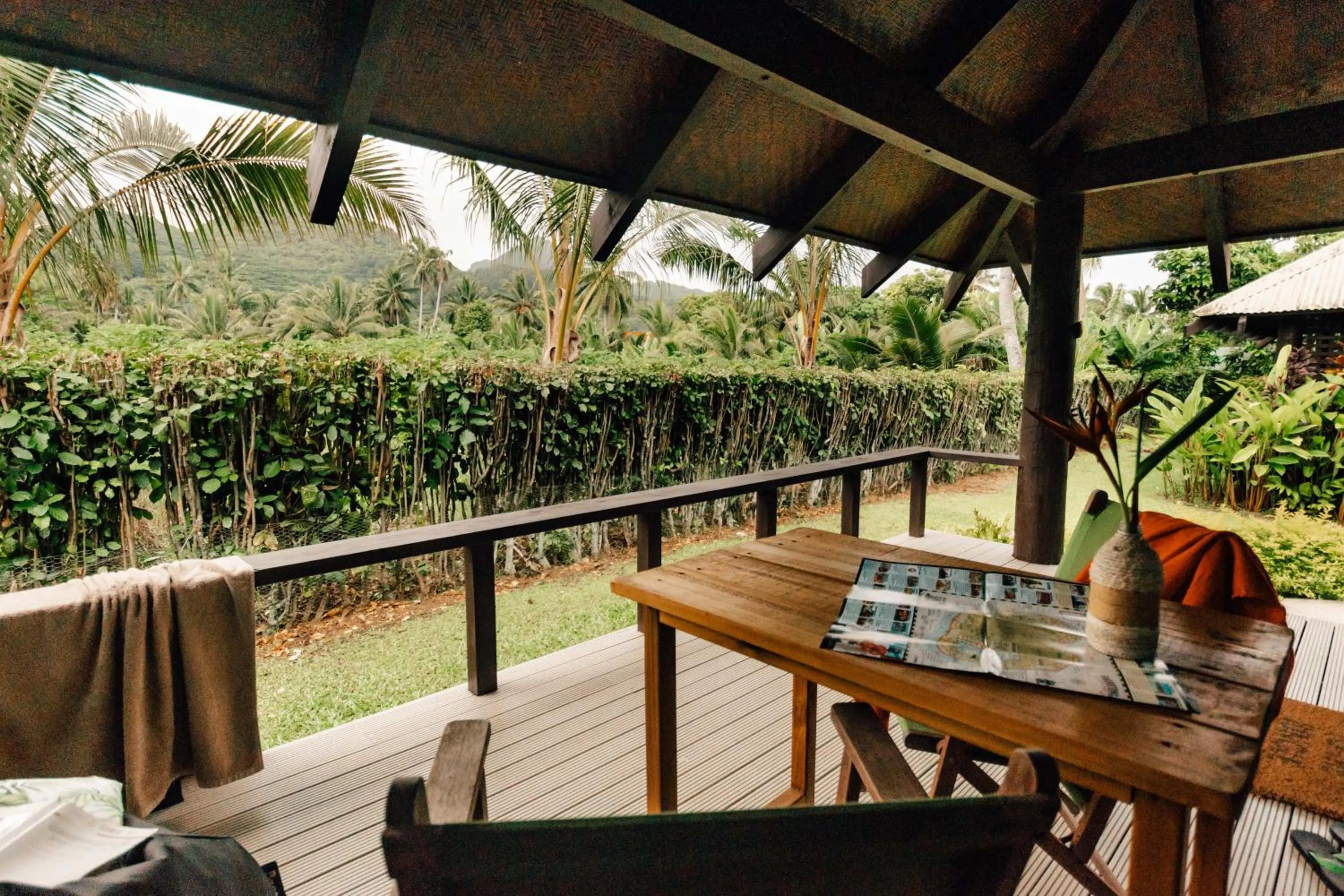 Patio in Ikurangi Eco Retreat