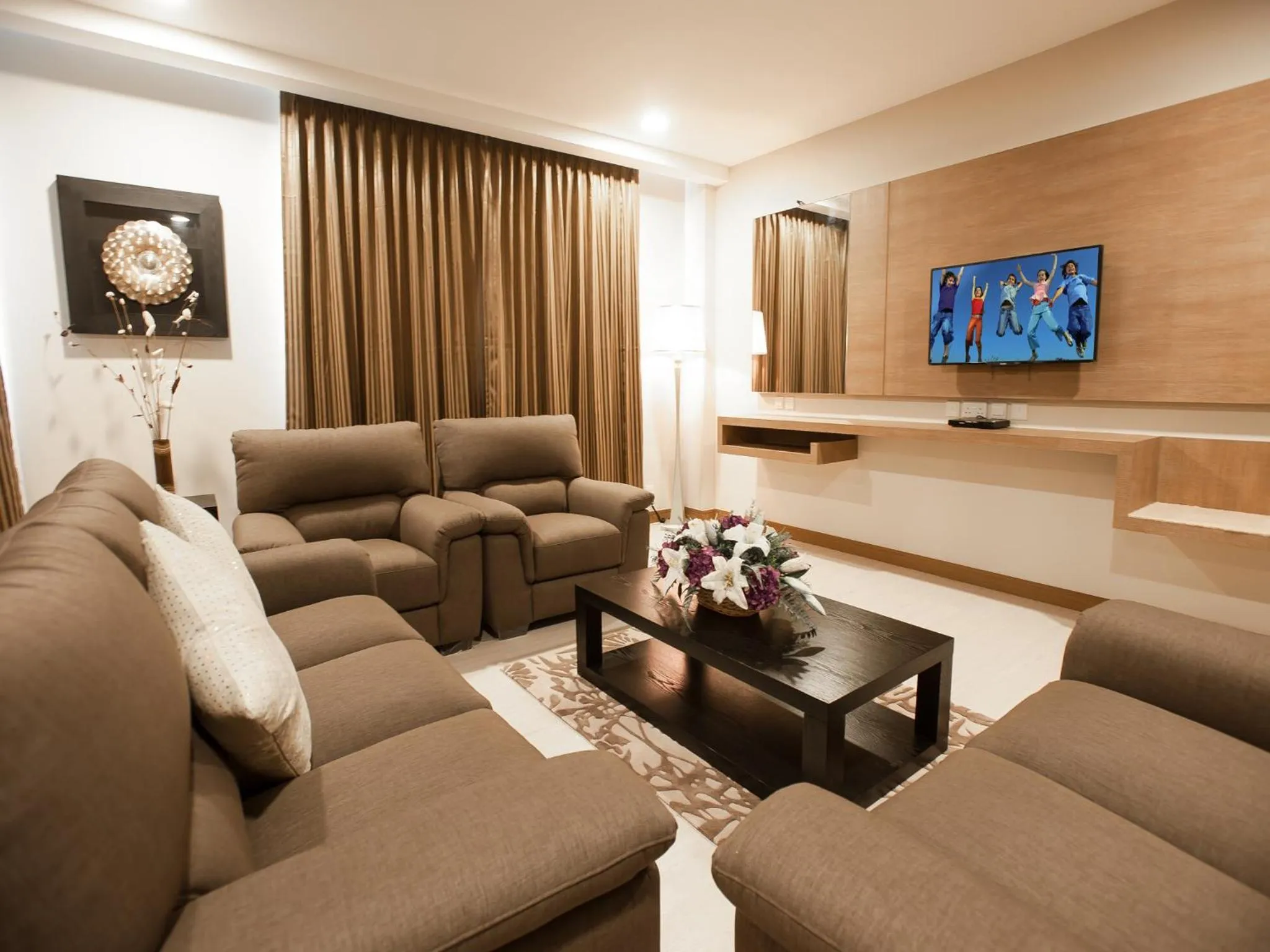 Living room in Garden Sentral Hotel