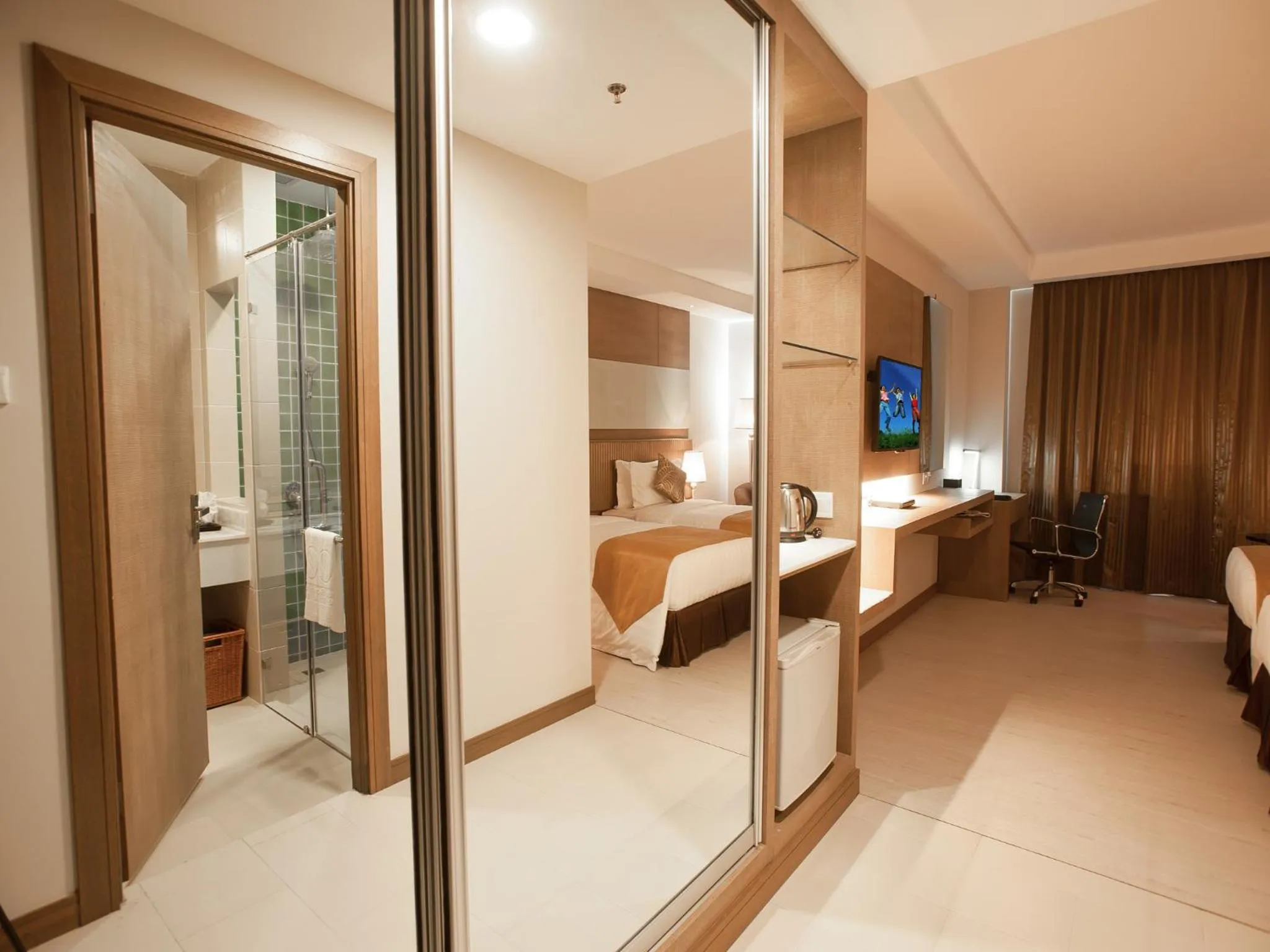 Bed in Garden Sentral Hotel